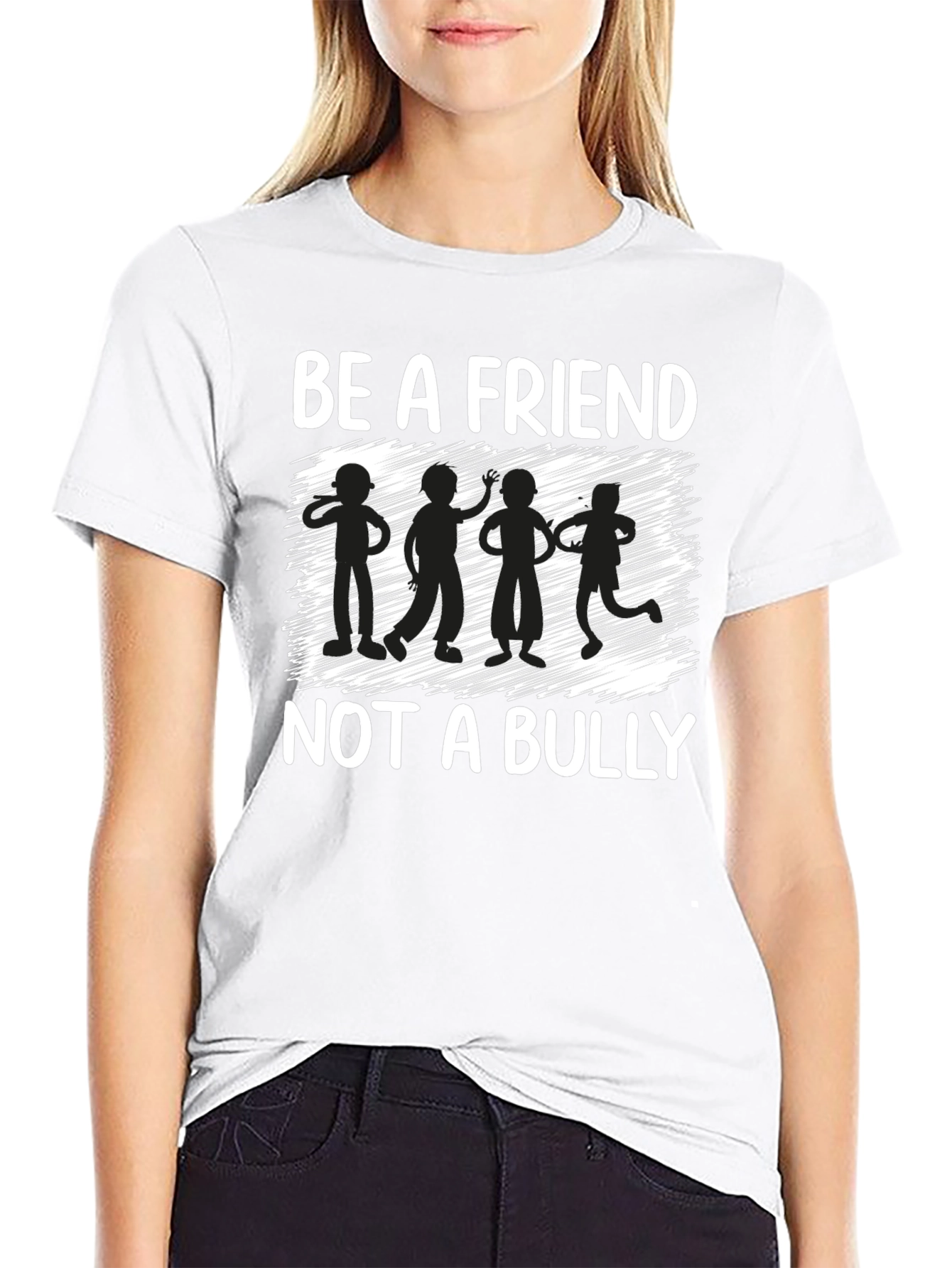 Be A Friend Not A Bully Graphic Tee