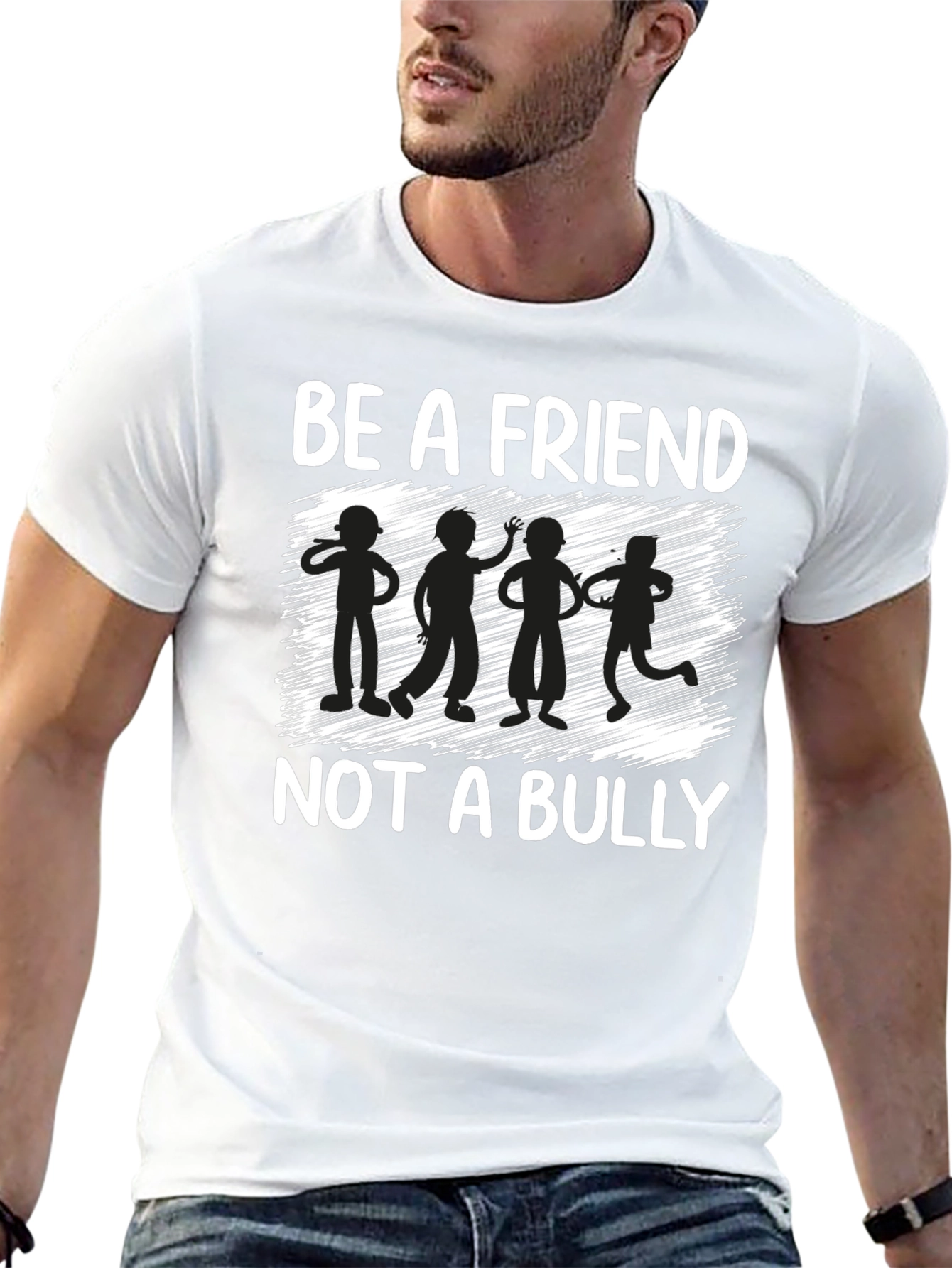 Be A Friend Not A Bully Graphic Tee