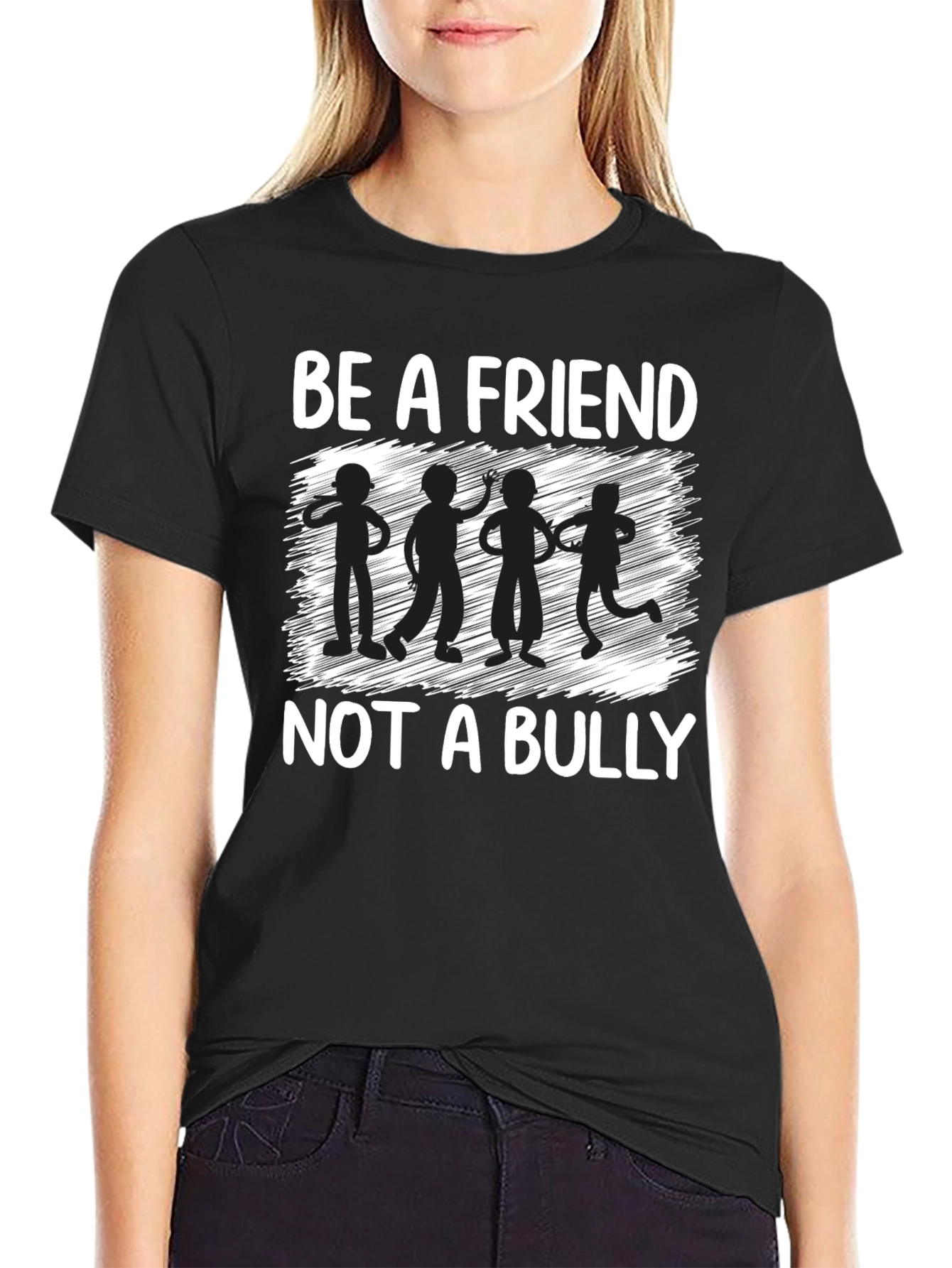 Be A Friend Not A Bully Graphic Tee