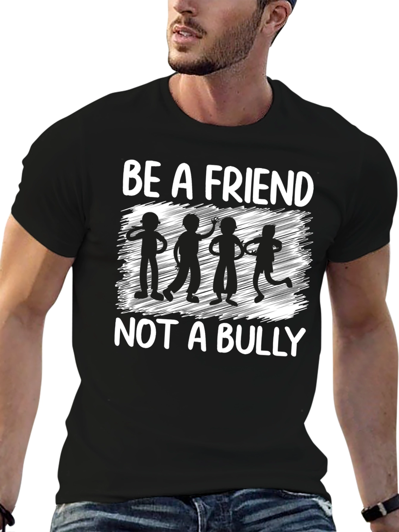 Be A Friend Not A Bully Graphic Tee