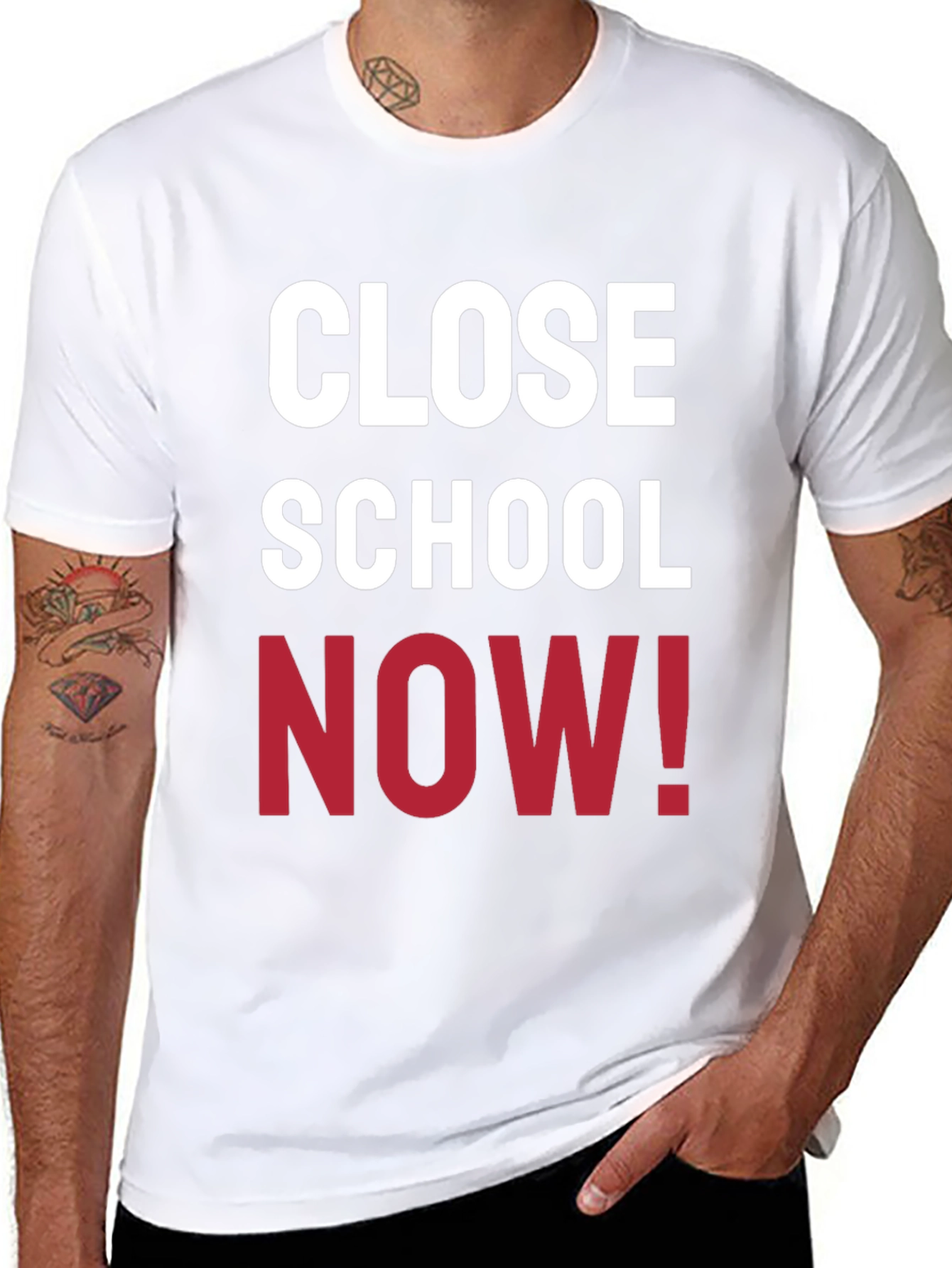 Close School Now! Graphic T-Shirt