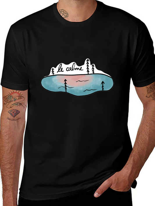 Le Calme Graphic Tee - Nature & Tranquility