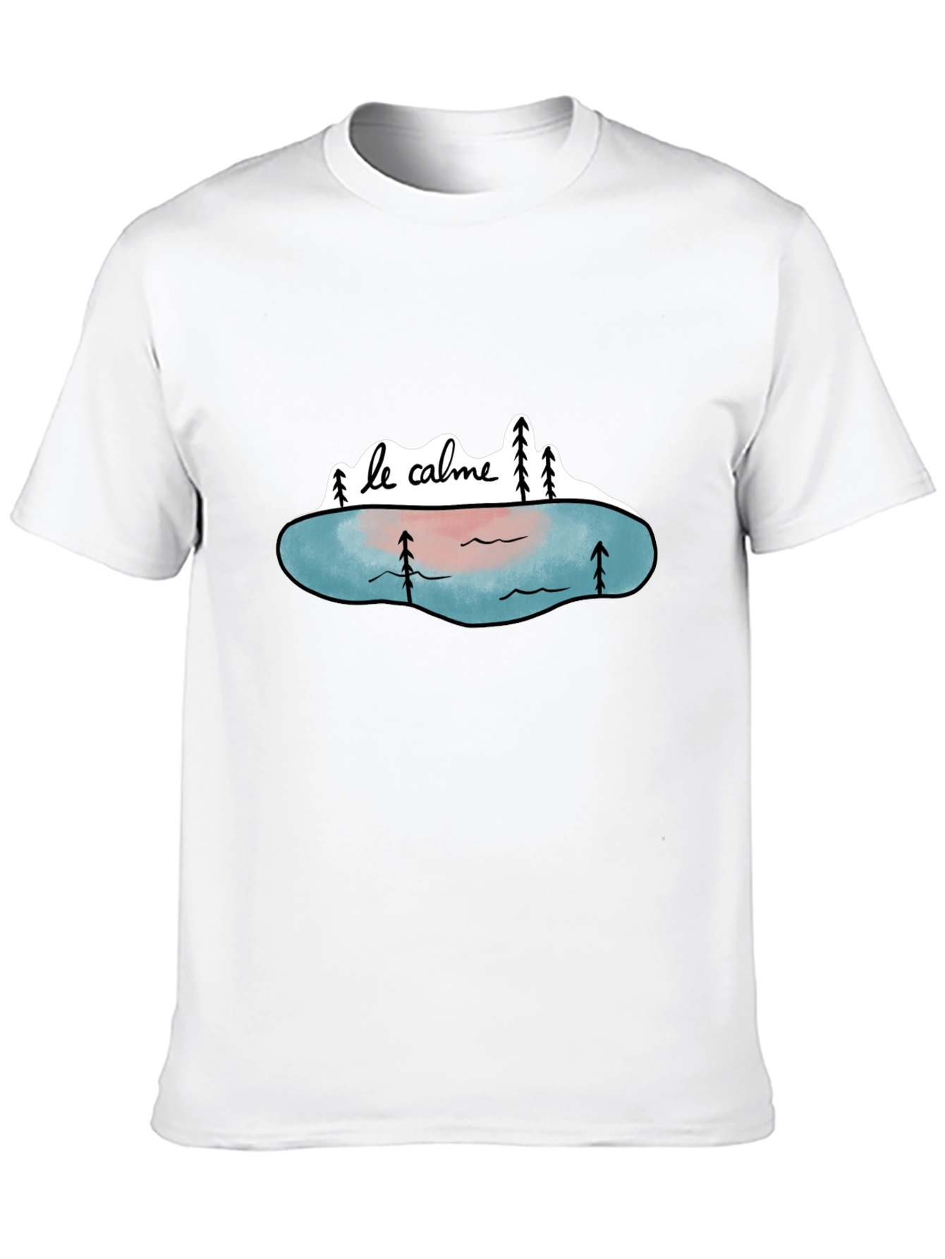 Le Calme Graphic Tee - Nature & Tranquility