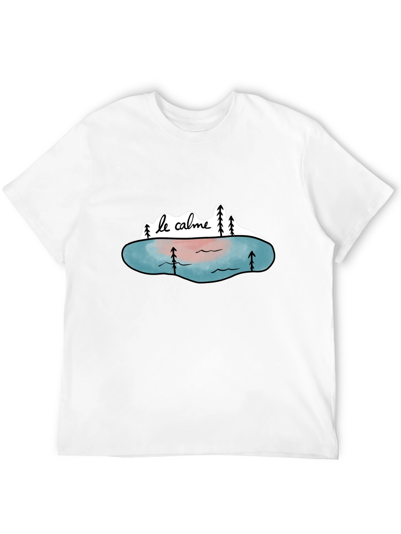 Le Calme Graphic Tee - Nature & Tranquility