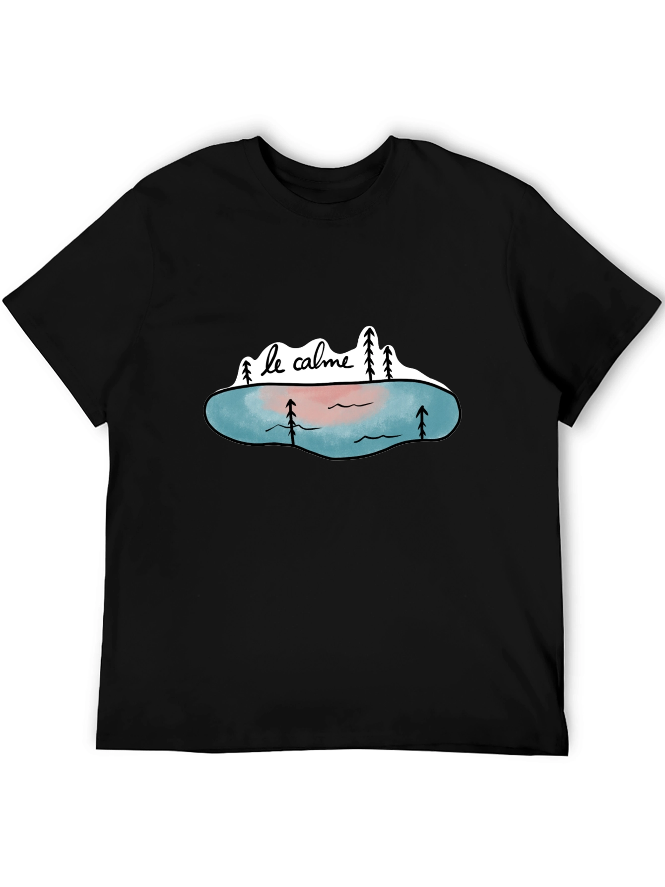Le Calme Graphic Tee - Nature & Tranquility