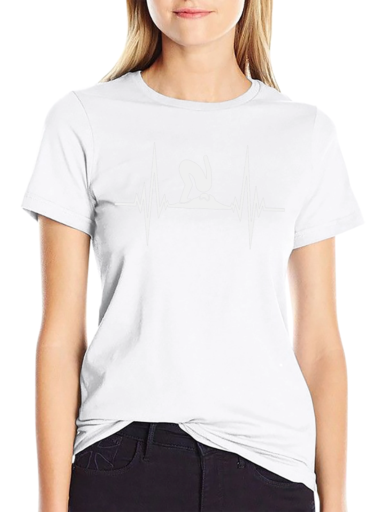 Yoga Pose Heartbeat T-Shirt