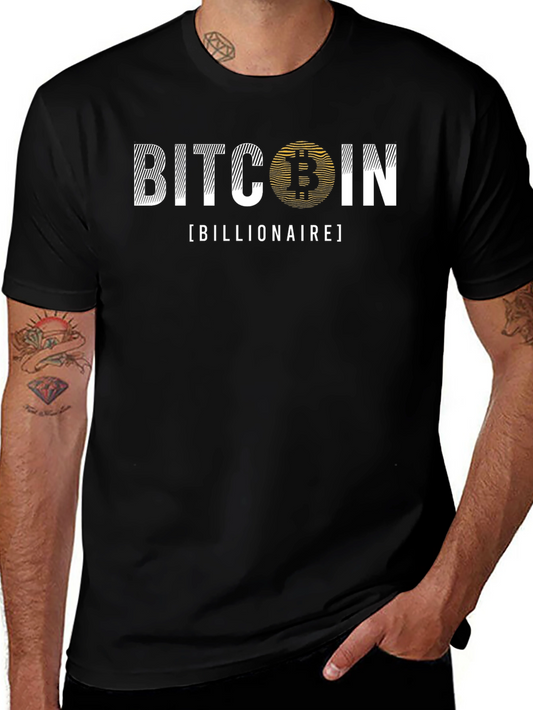 Bitcoin Billionaire Graphic T-Shirt - Black