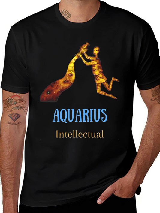 Aquarius Intellectual T-Shirt - Zodiac Sign Tee