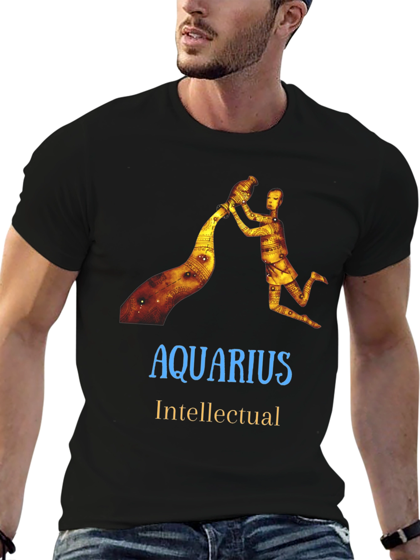 Aquarius Intellectual T-Shirt - Zodiac Sign Tee