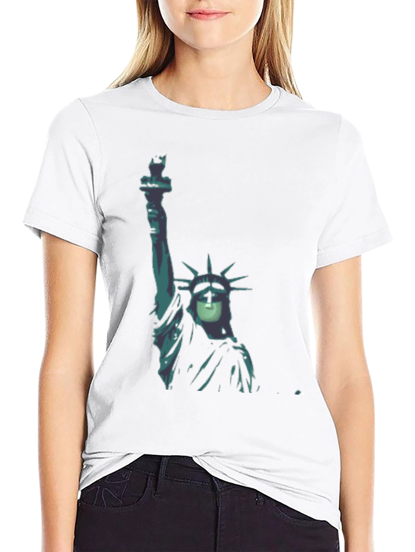 Liberty Statue Graphic T-Shirt