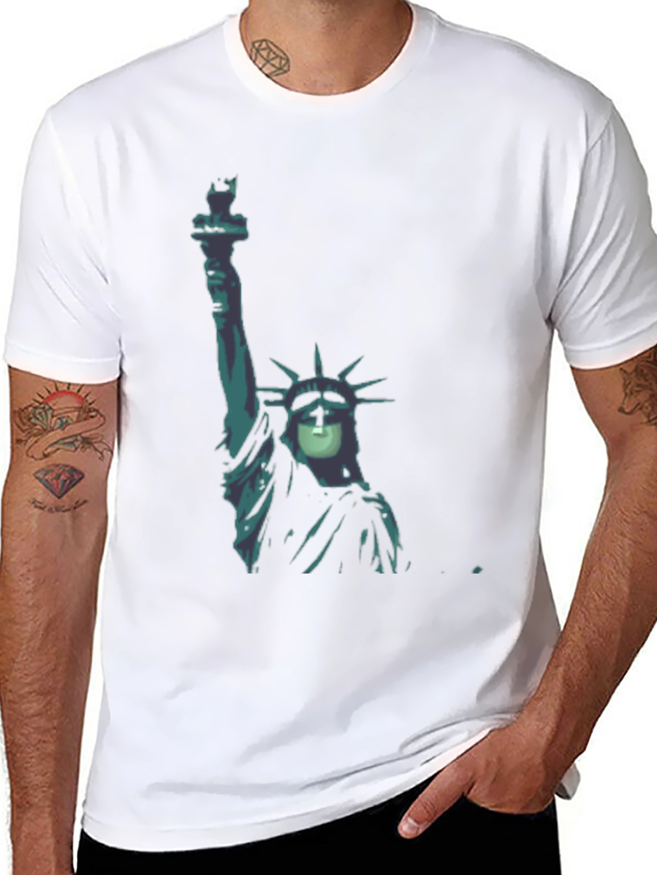 Liberty Statue Graphic T-Shirt