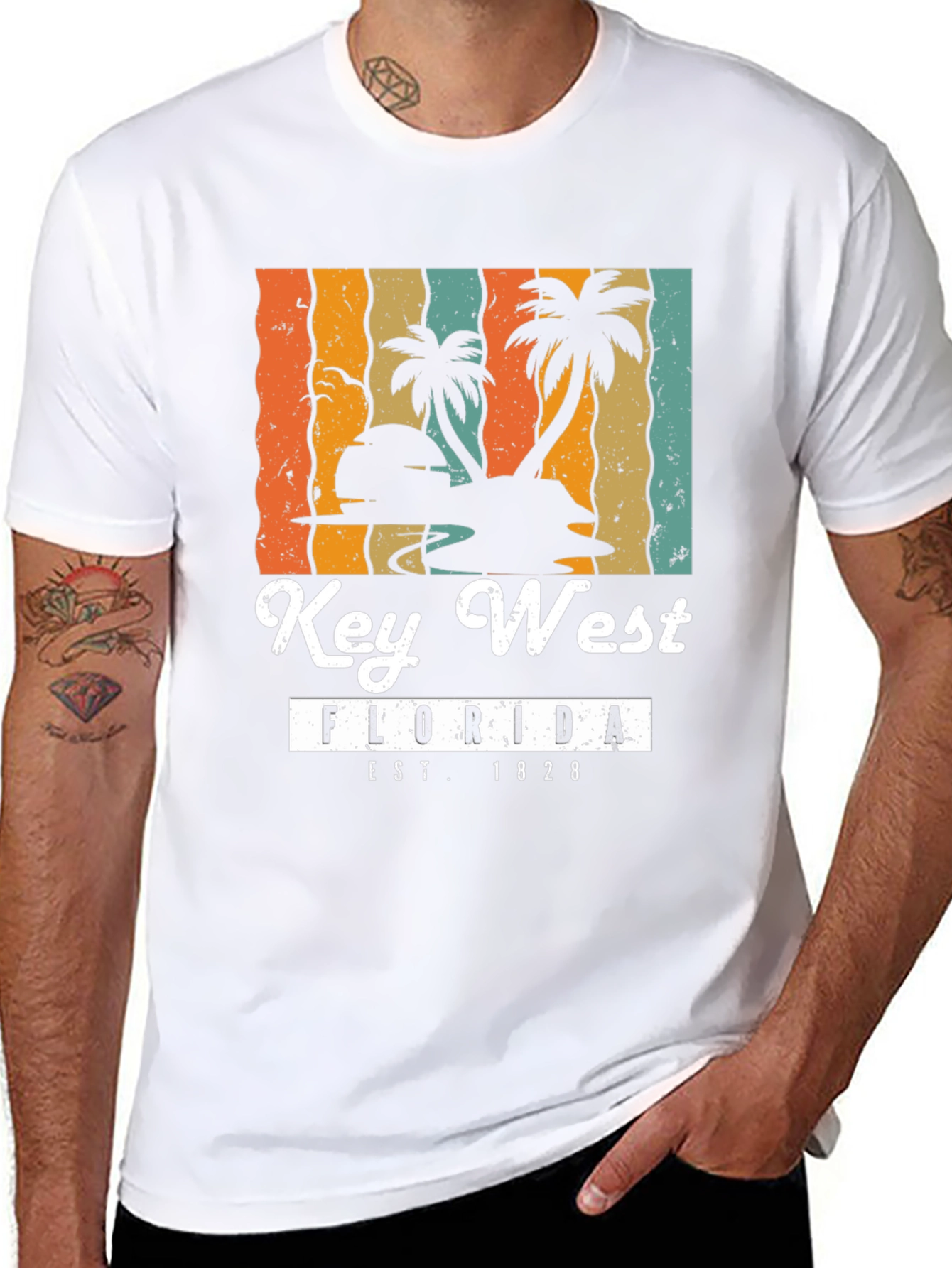 Key West Florida Retro T-Shirt