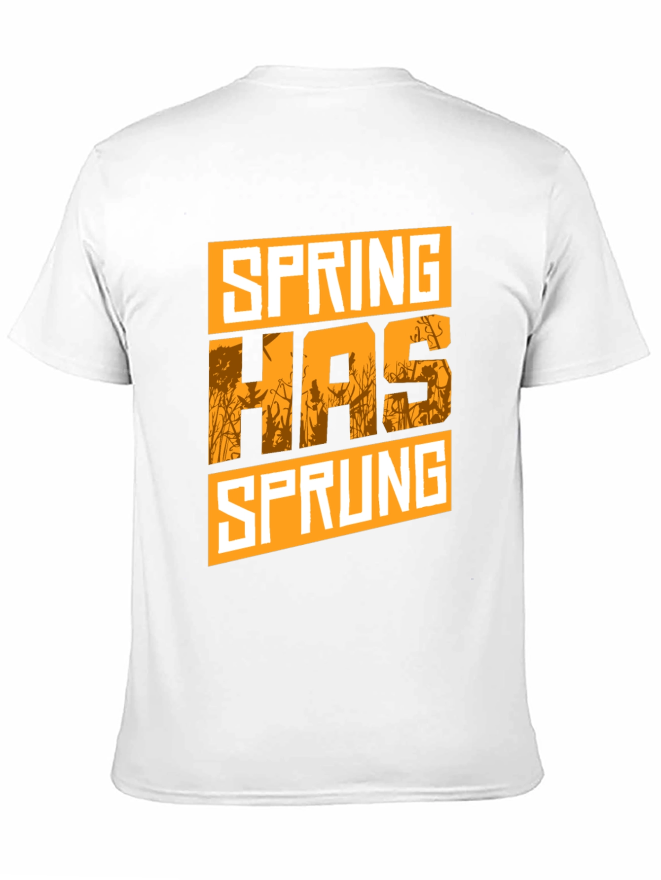 Spring Has Sprung Graphic Tee - Black Cotton