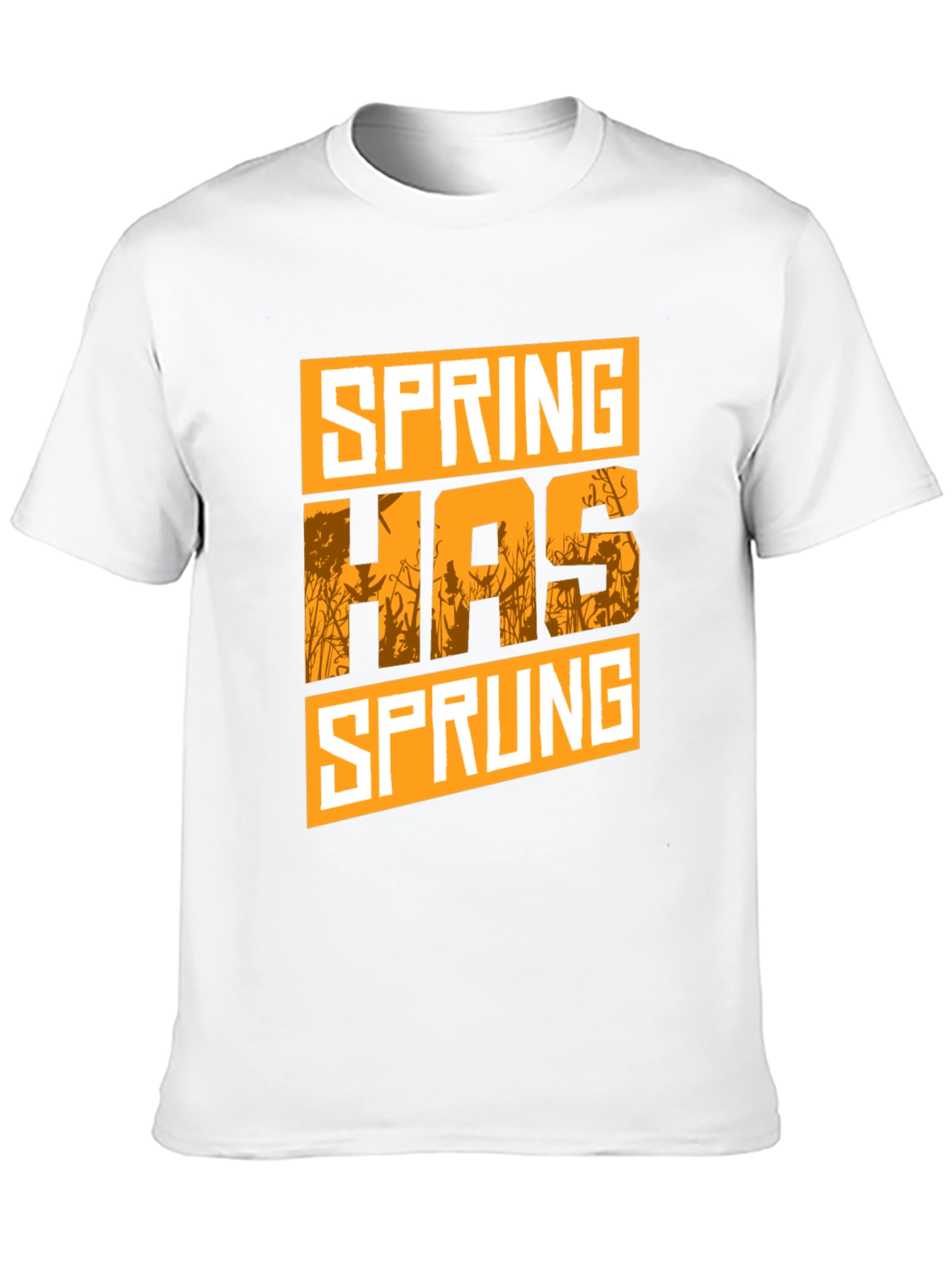 Spring Has Sprung Graphic Tee - Black Cotton