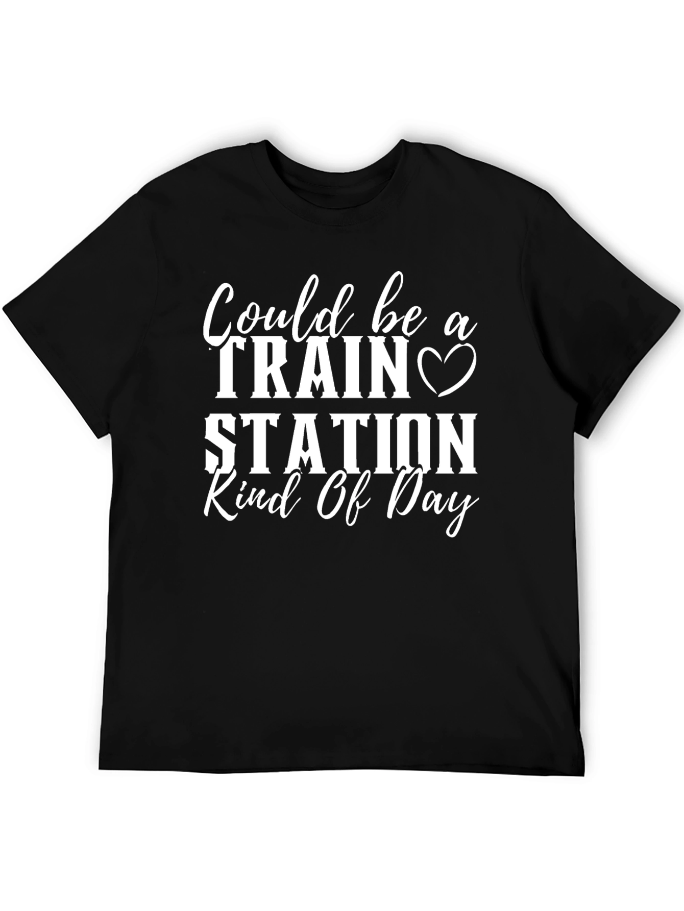 Train Station Kind Of Day Graphic Tee