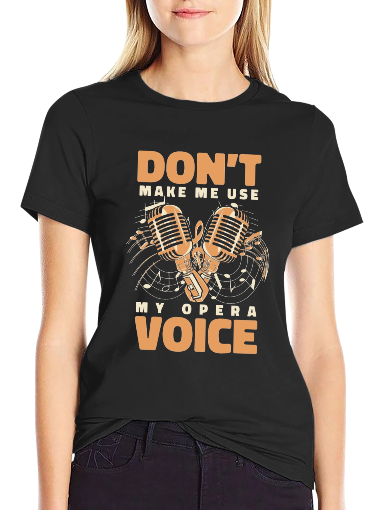 Opera Voice Graphic T-Shirt - Funny Music Lover Tee
