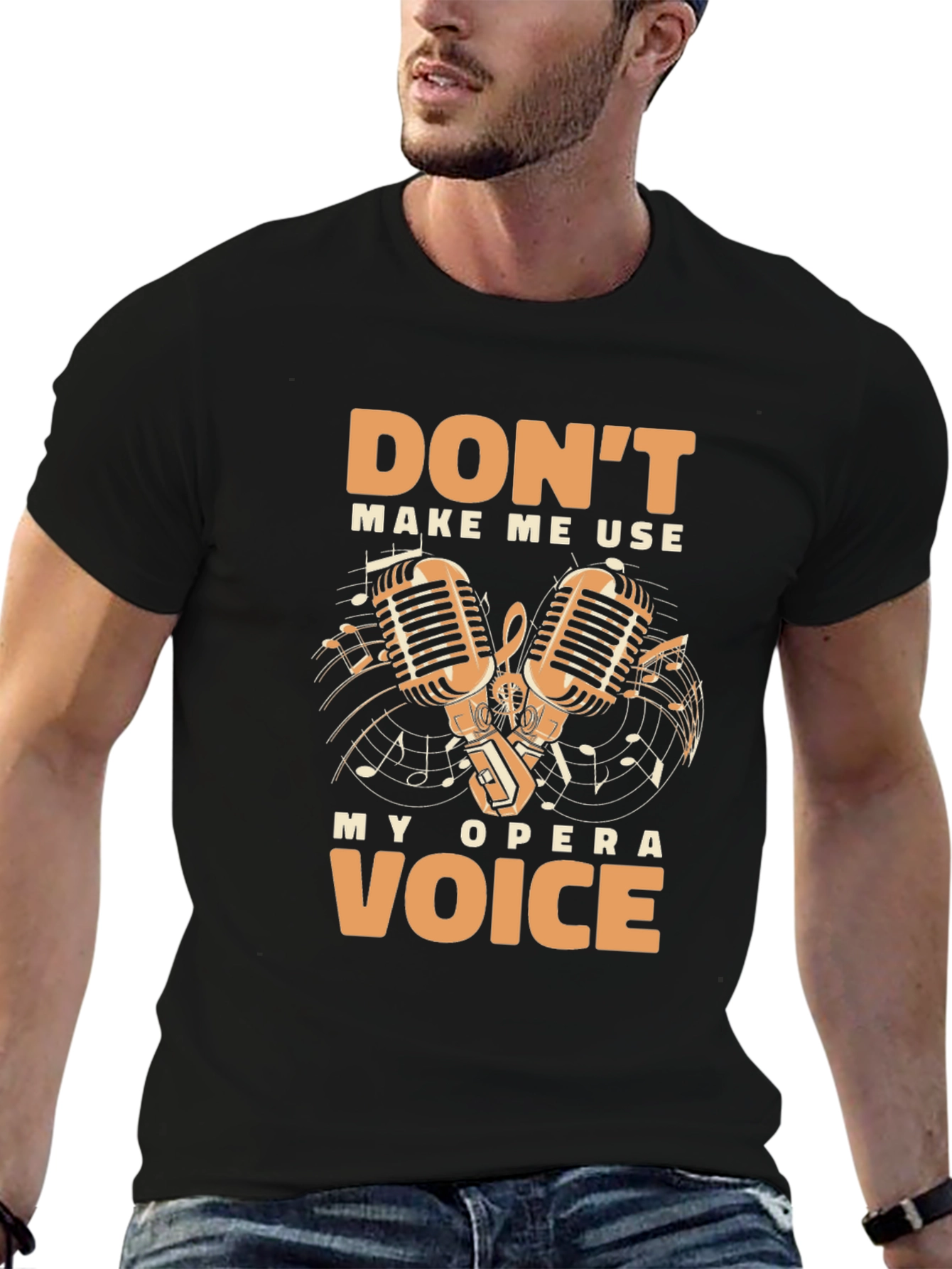 Opera Voice Graphic T-Shirt - Funny Music Lover Tee