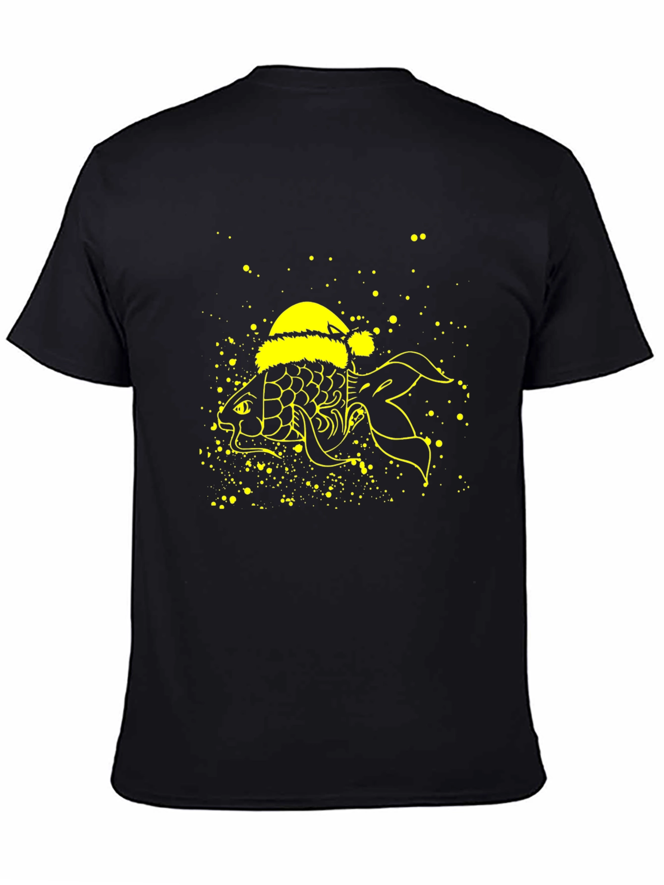Festive Fish T-Shirt - Holiday Novelty Tee