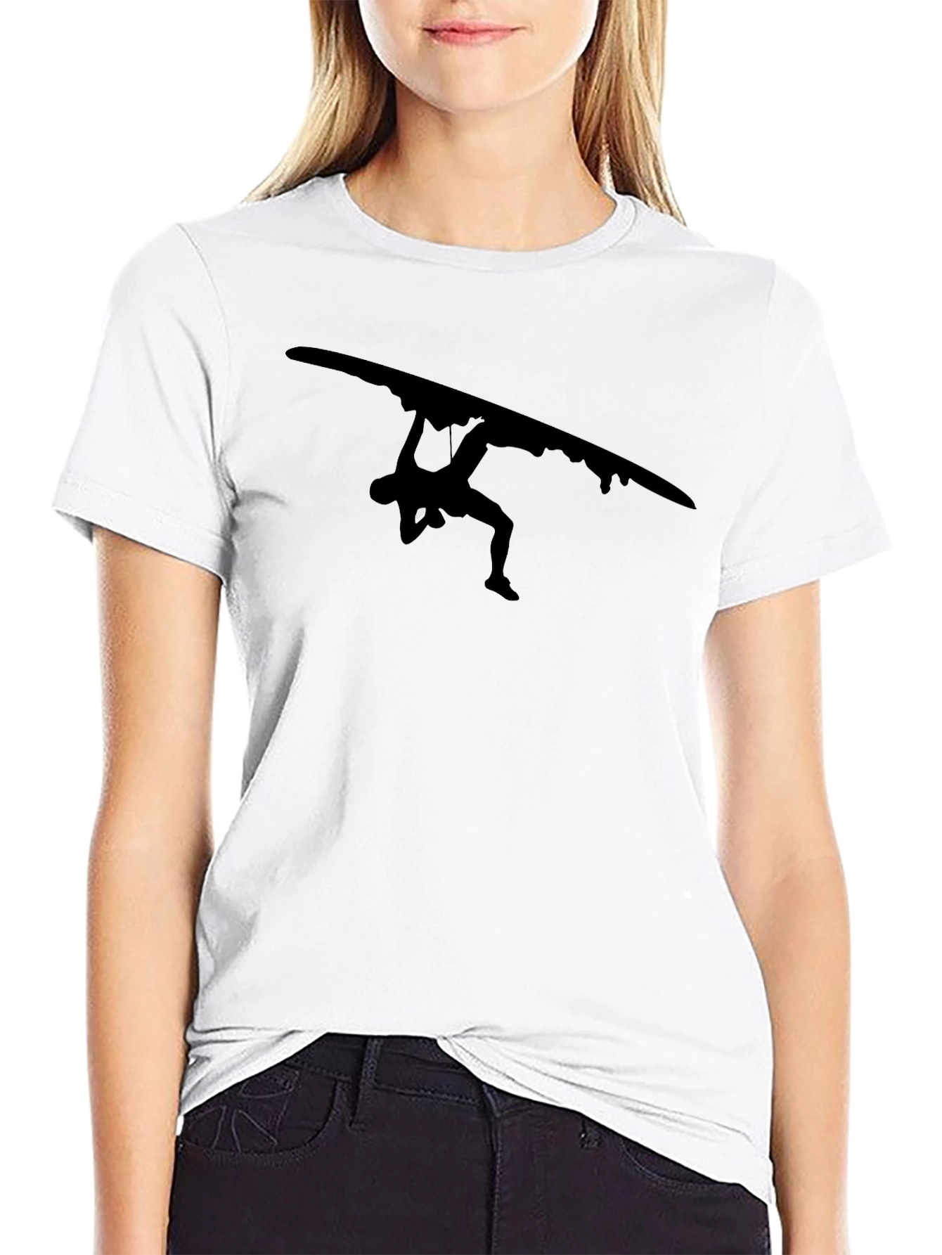 Hang Glider Black Graphic Tee