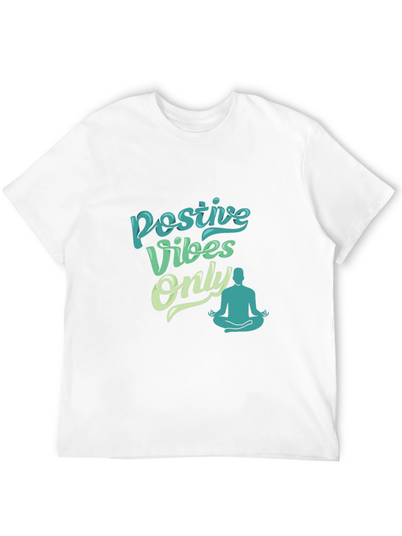 Positive Vibes Only Tee - Yoga Meditation Shirt
