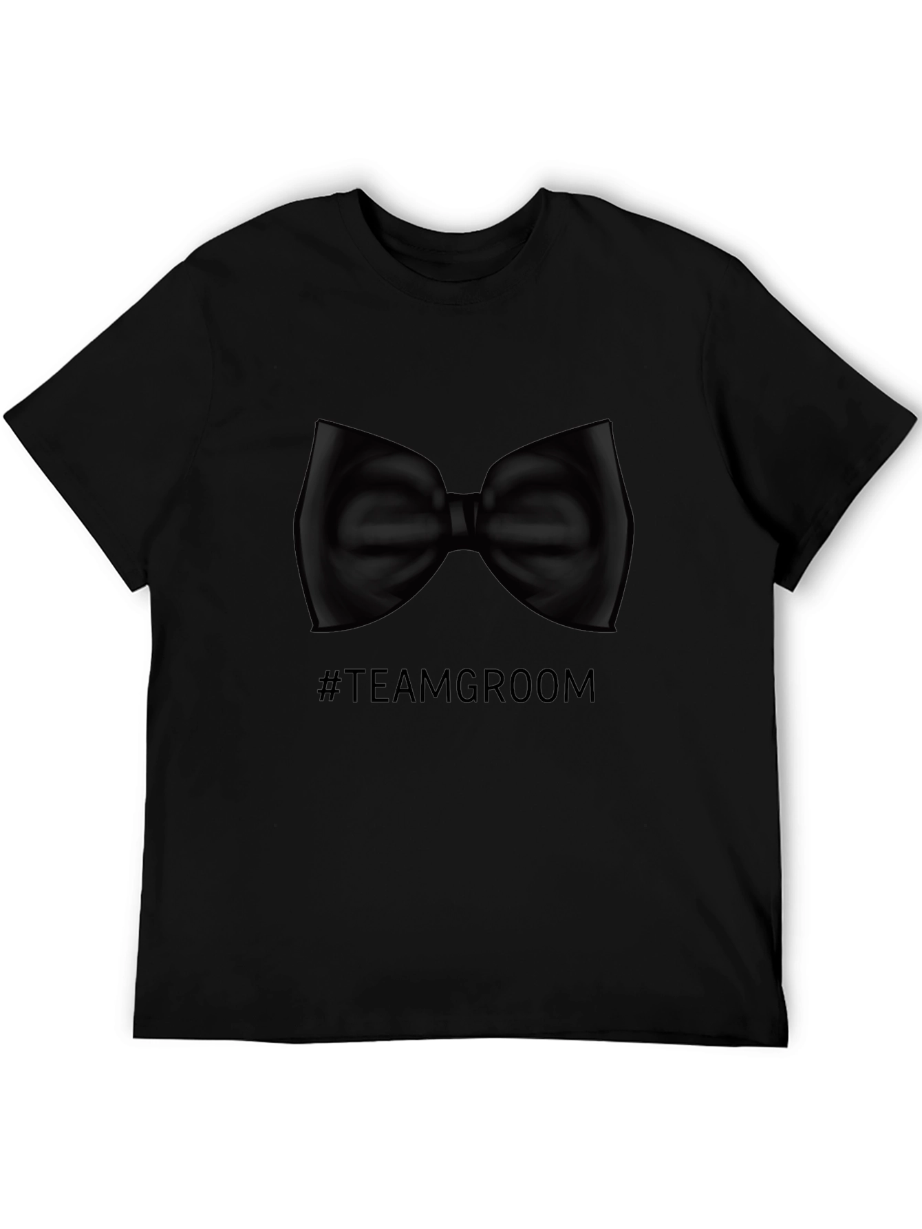 Team Groom Bow Tie Graphic T-Shirt