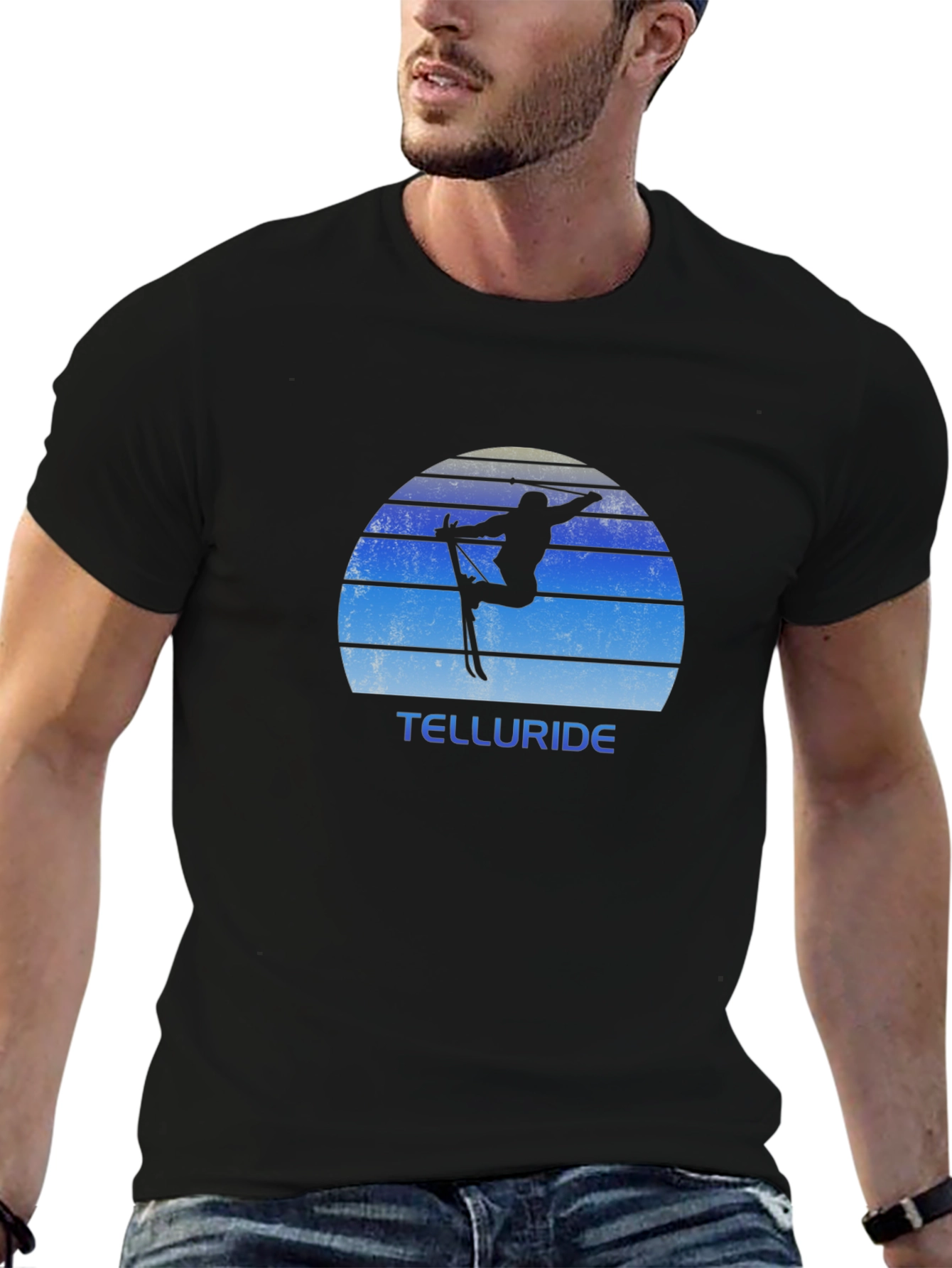 Telluride Ski T-Shirt Retro Style