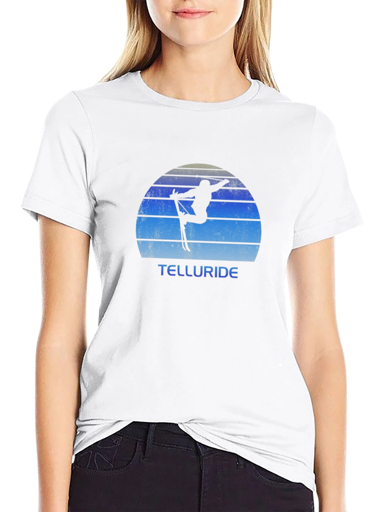 Telluride Ski T-Shirt Retro Style