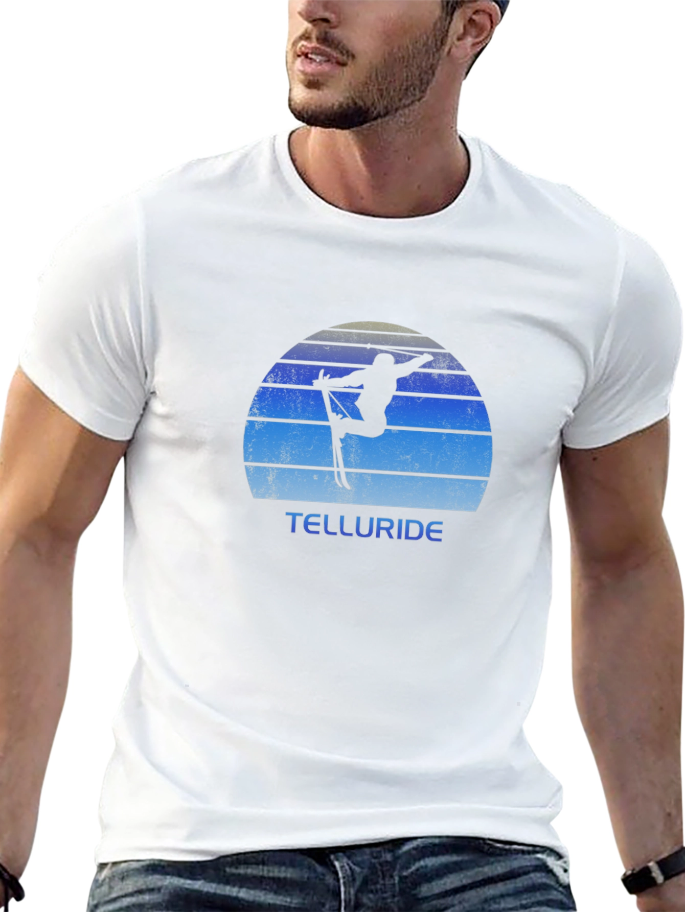 Telluride Ski T-Shirt Retro Style