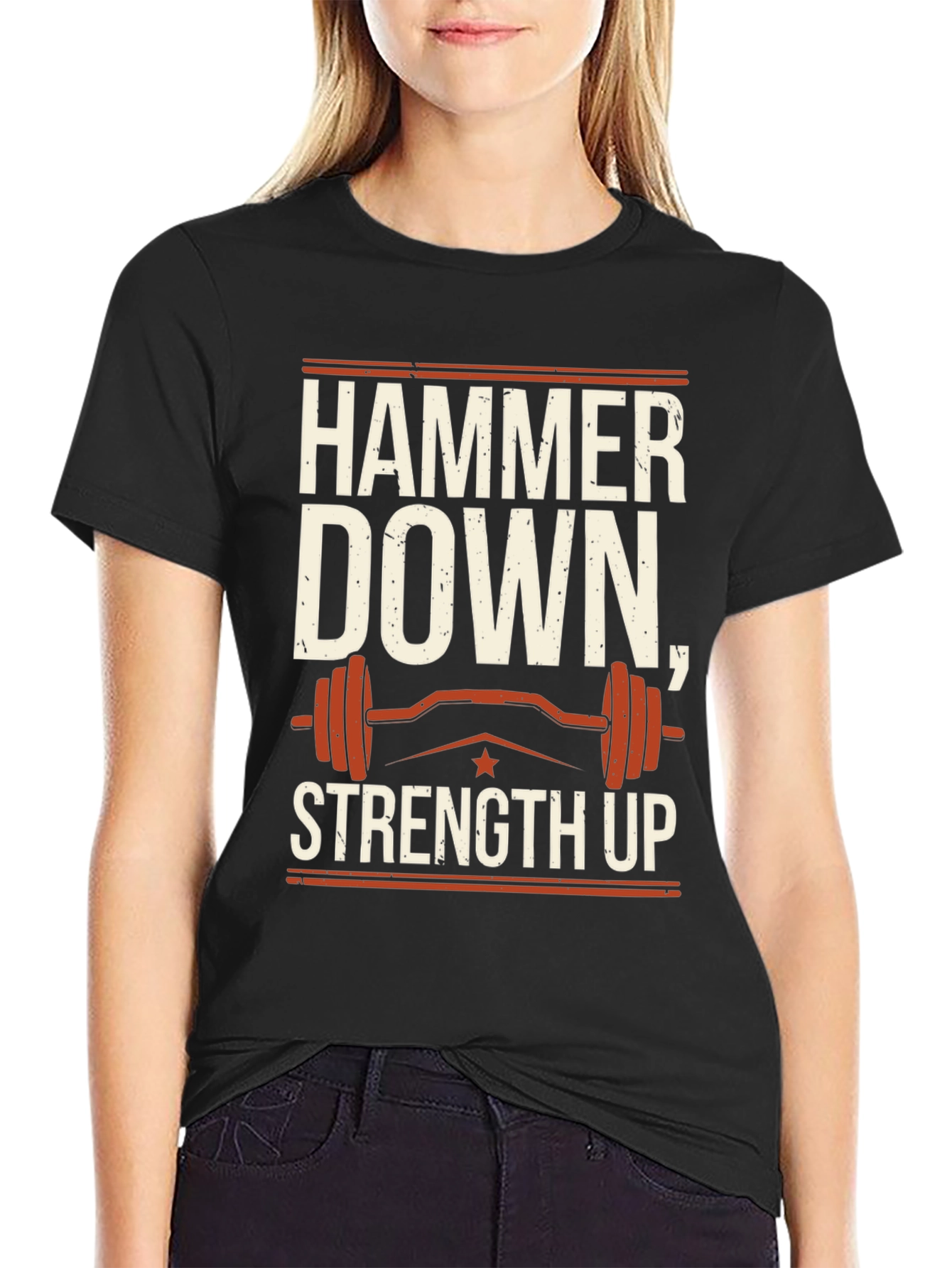Hammer Down Strength Up Graphic Tee
