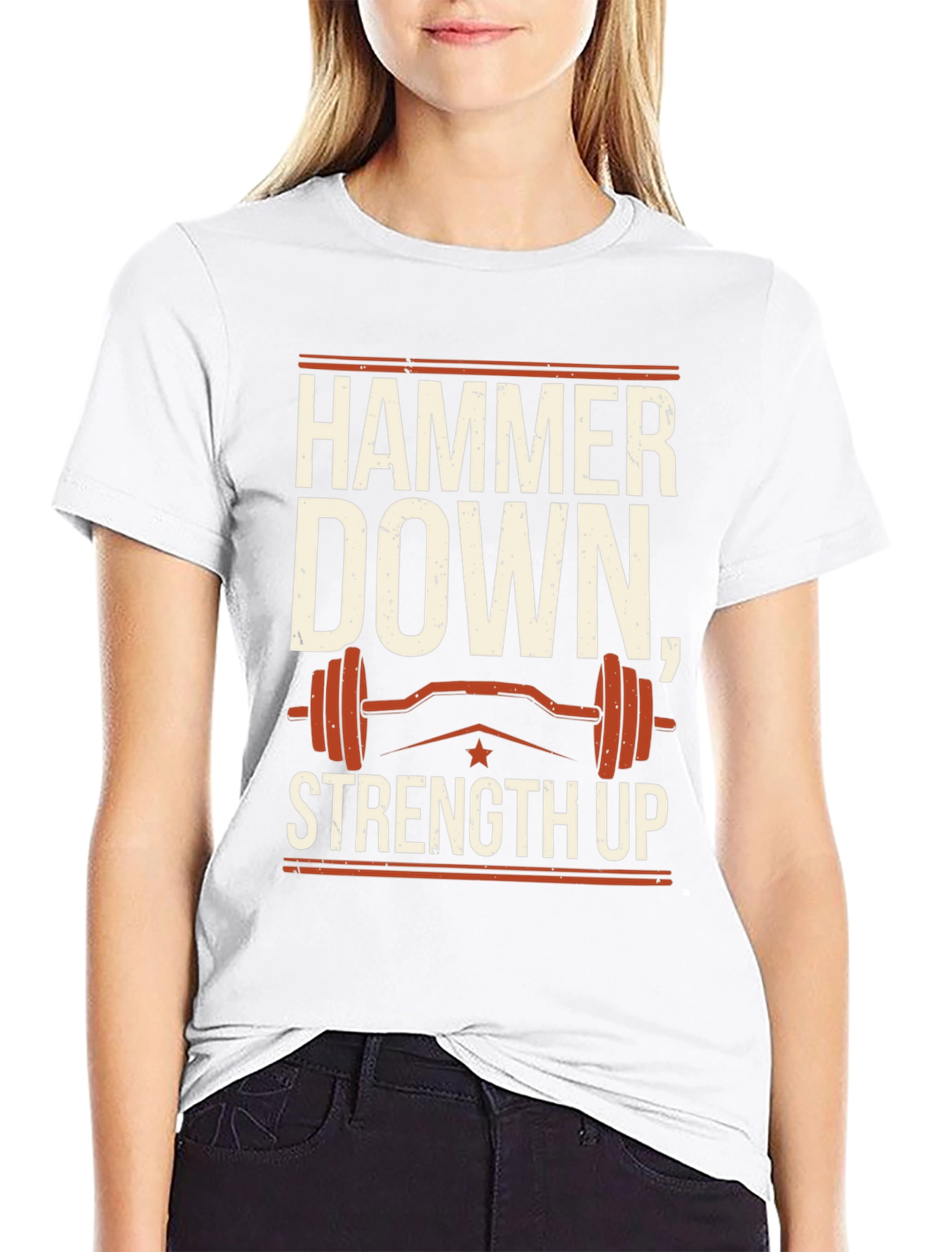 Hammer Down Strength Up Graphic Tee