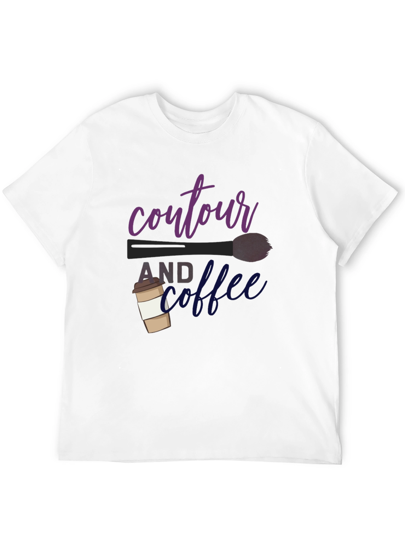 Contour & Coffee Graphic Tee - Stylish Comfort