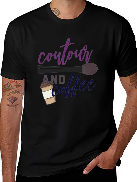 Contour & Coffee Graphic Tee - Stylish Comfort