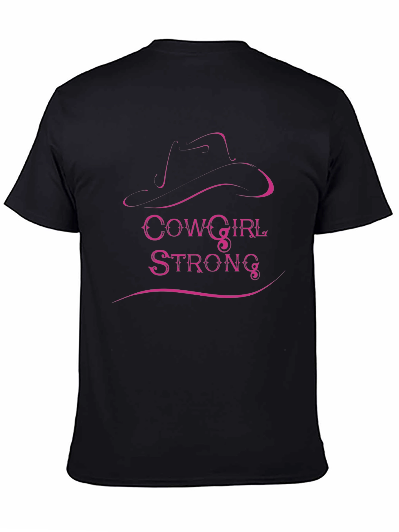 Cowgirl Strong Graphic Tee - Black