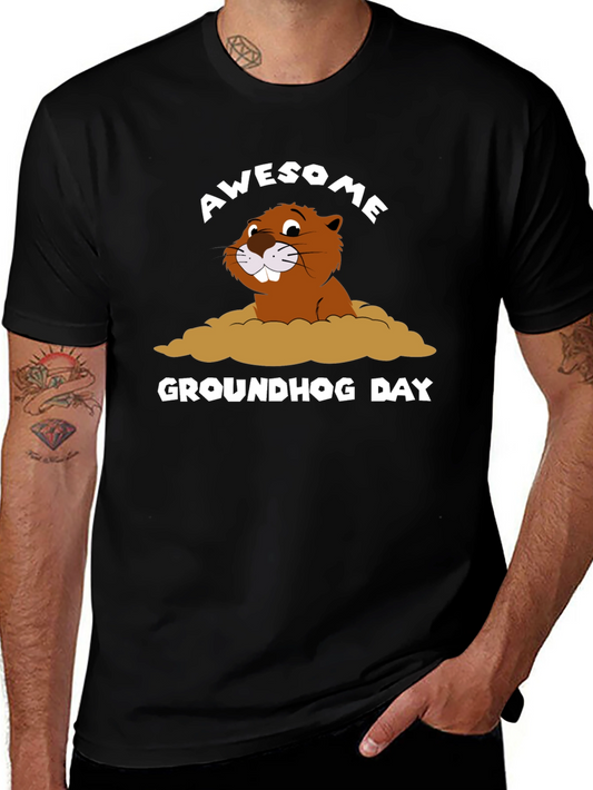 Awesome Groundhog Day T-Shirt