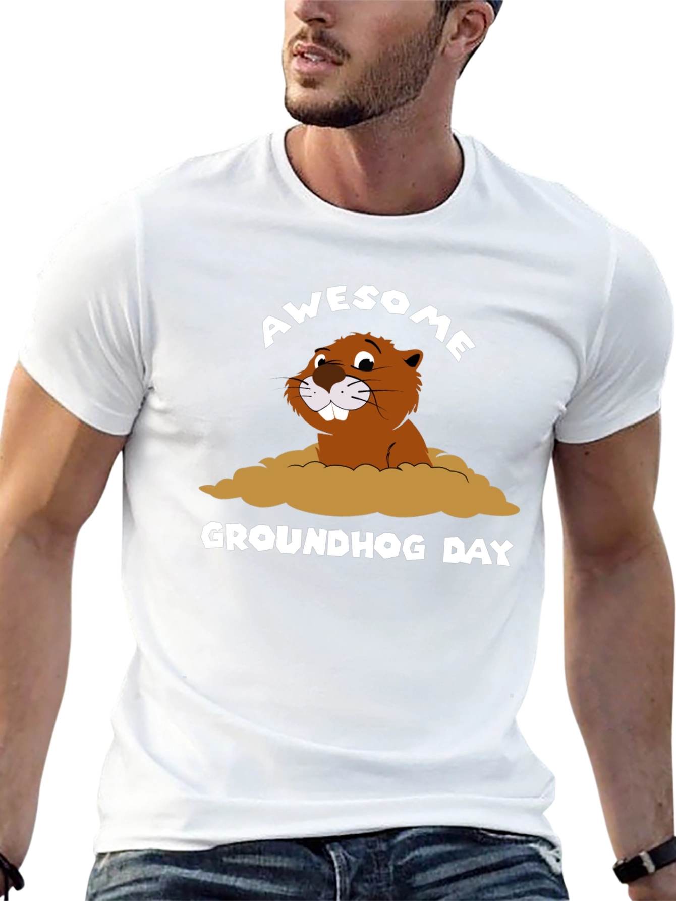 Awesome Groundhog Day T-Shirt