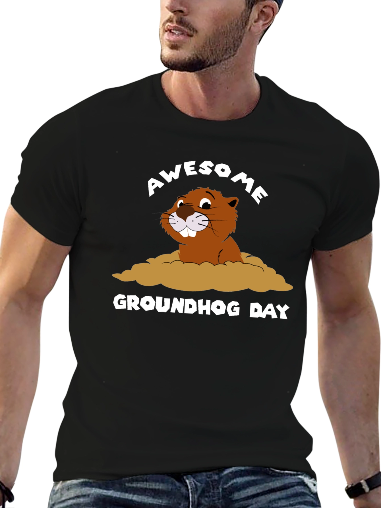 Awesome Groundhog Day T-Shirt