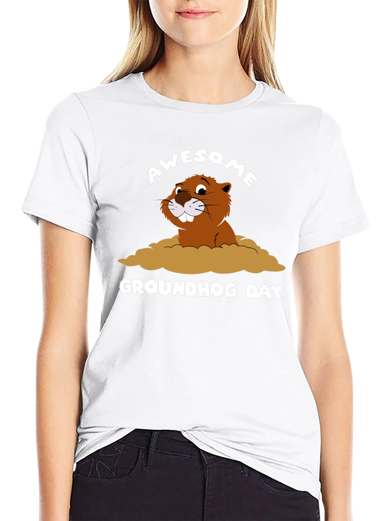 Awesome Groundhog Day T-Shirt