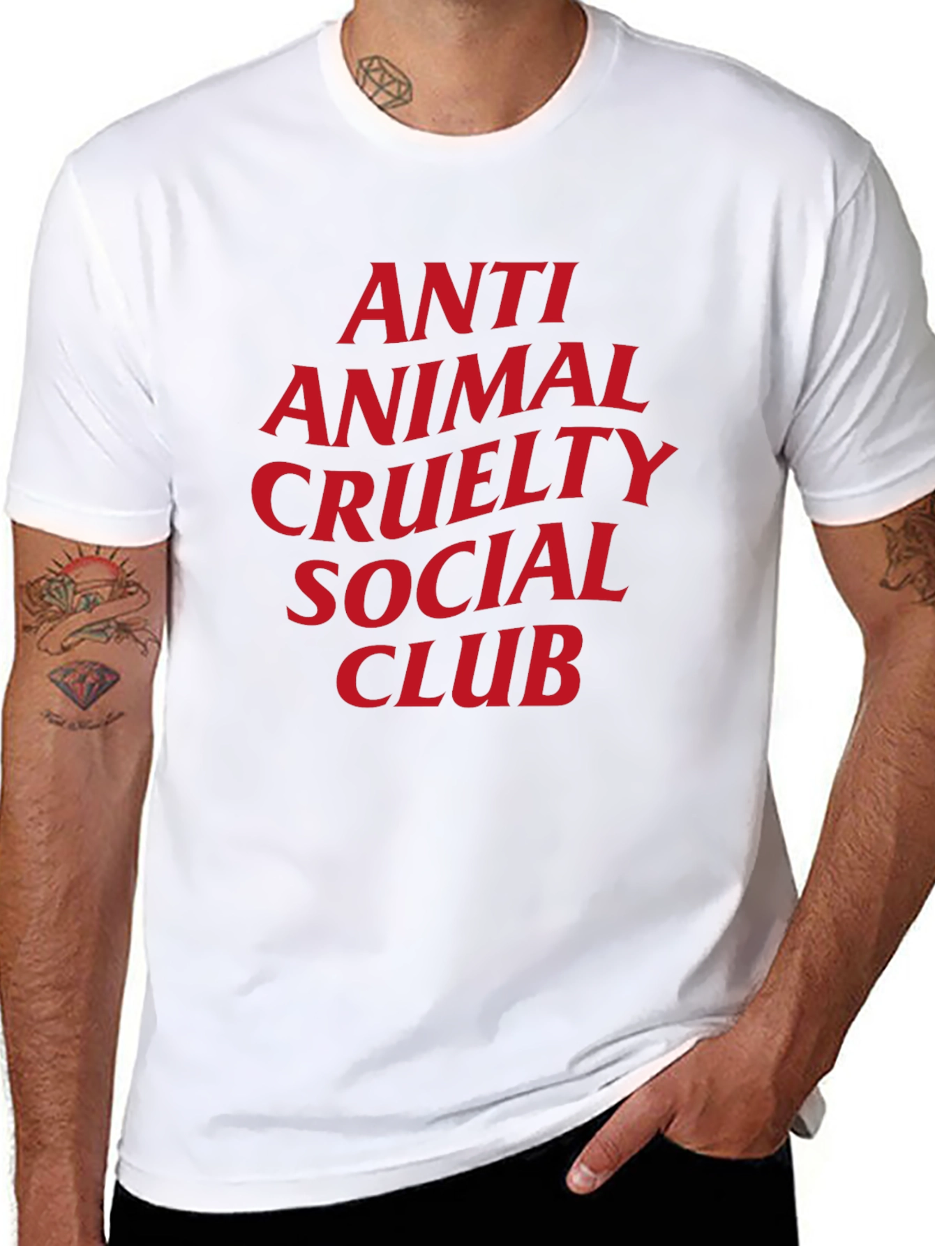 Anti Animal Cruelty Graphic Tee - Social Club