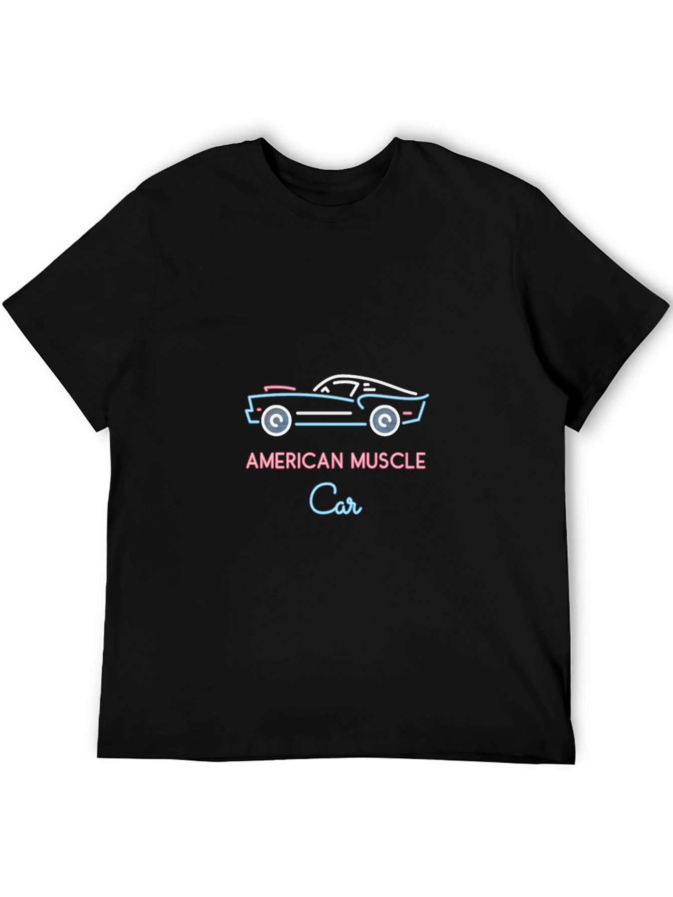 American Muscle Car Graphic Tee - Black