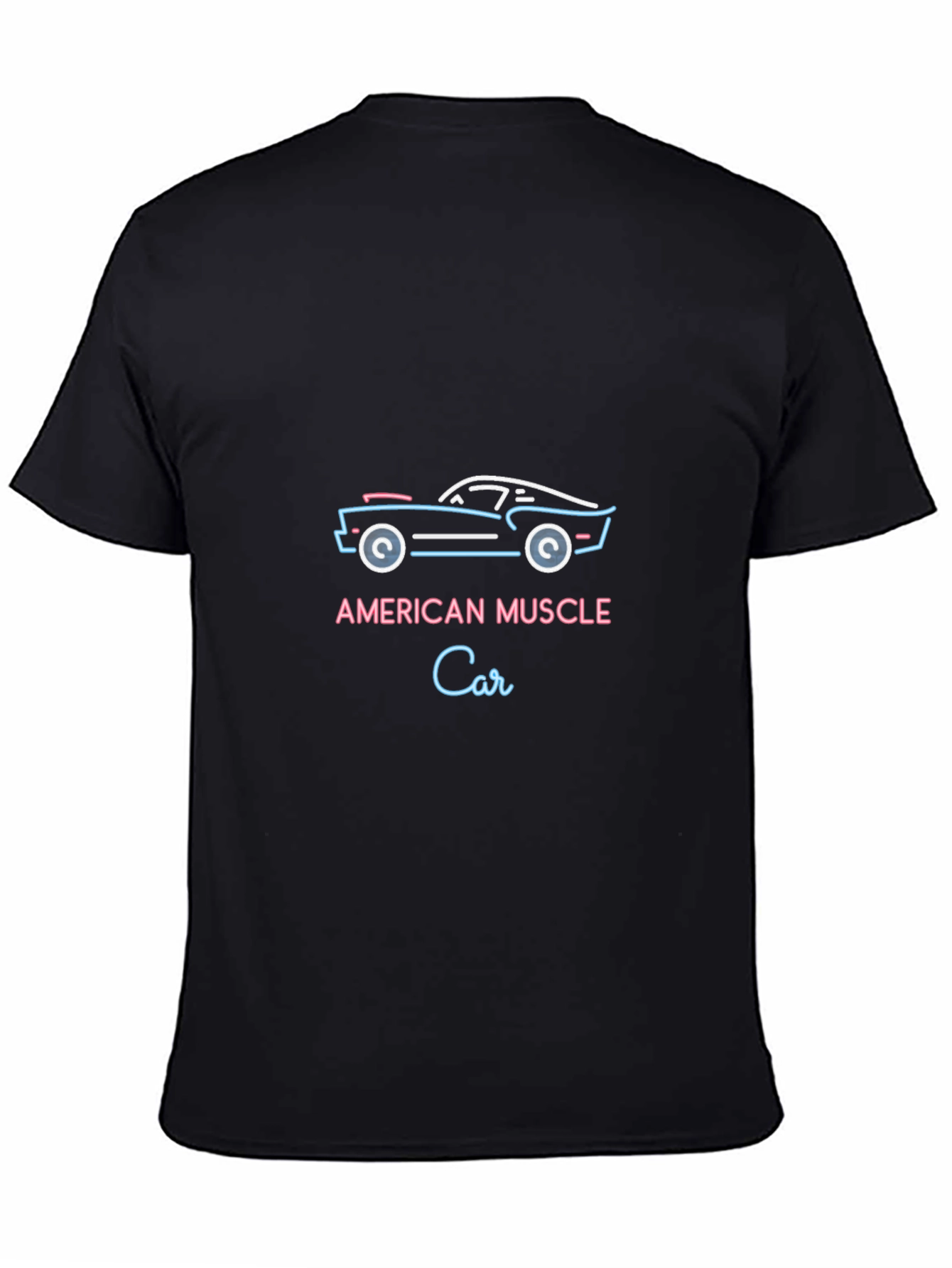 American Muscle Car Graphic Tee - Black