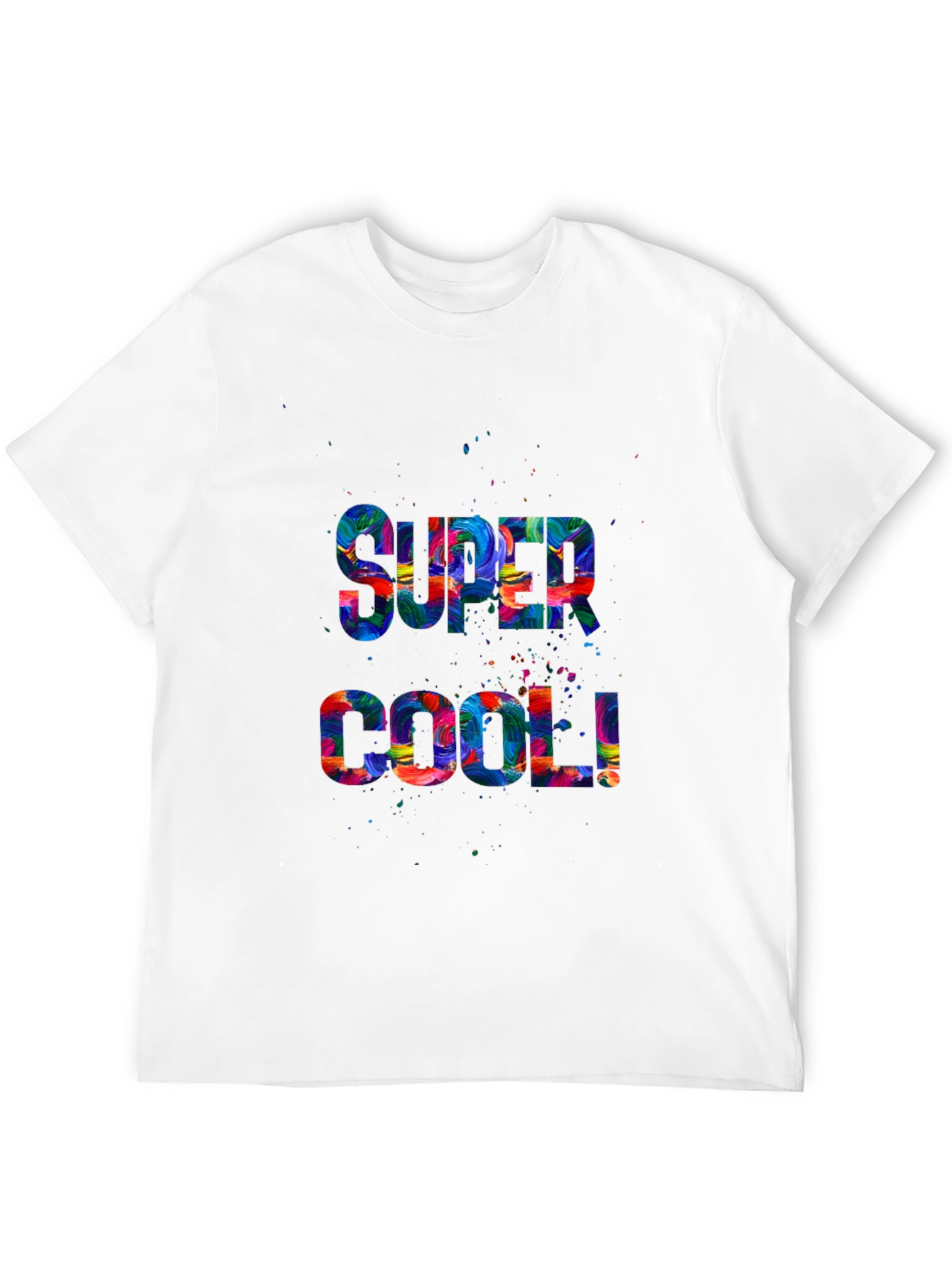 Super Cool Graphic Print Black T-Shirt