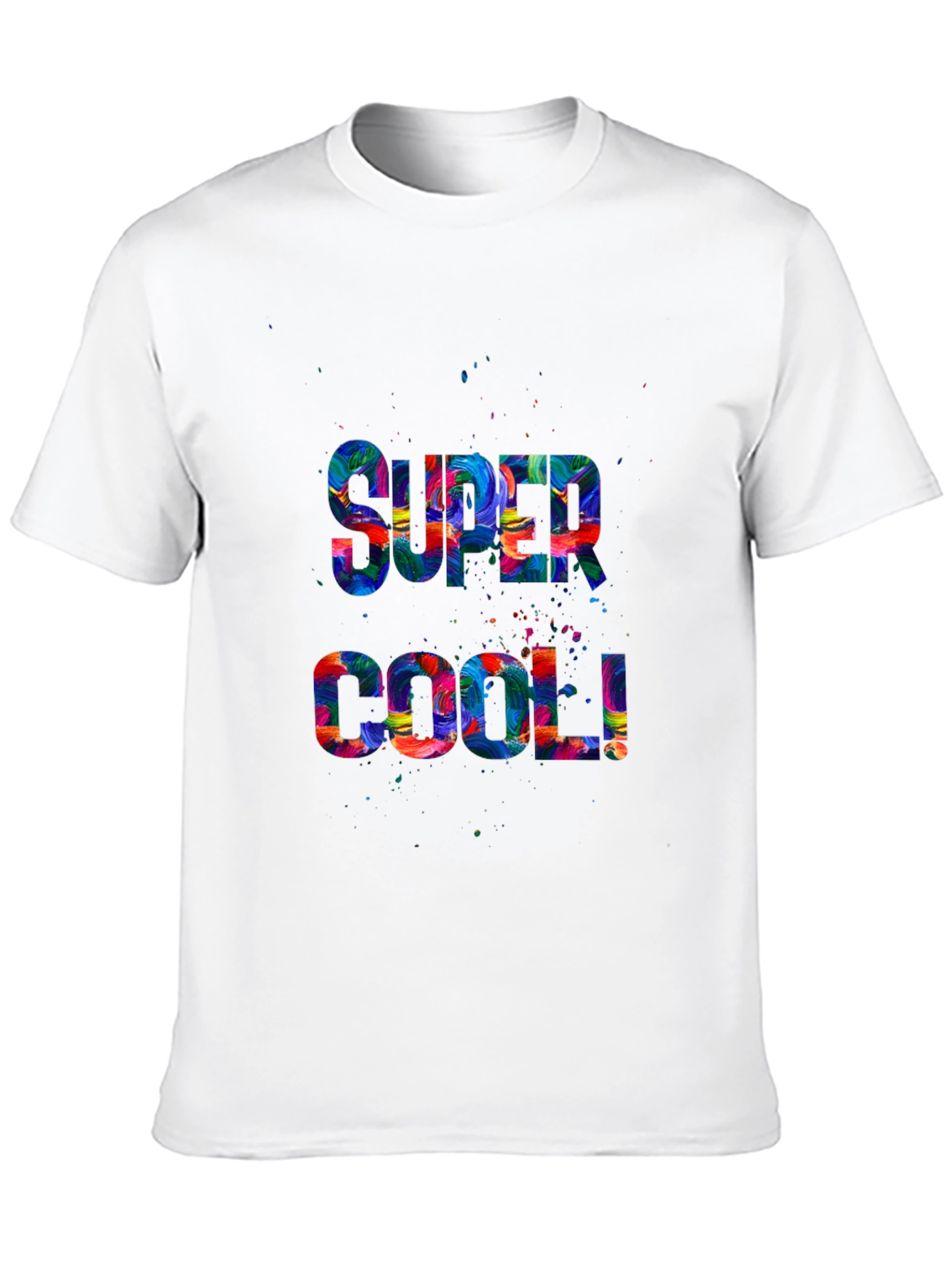Super Cool Graphic Print Black T-Shirt