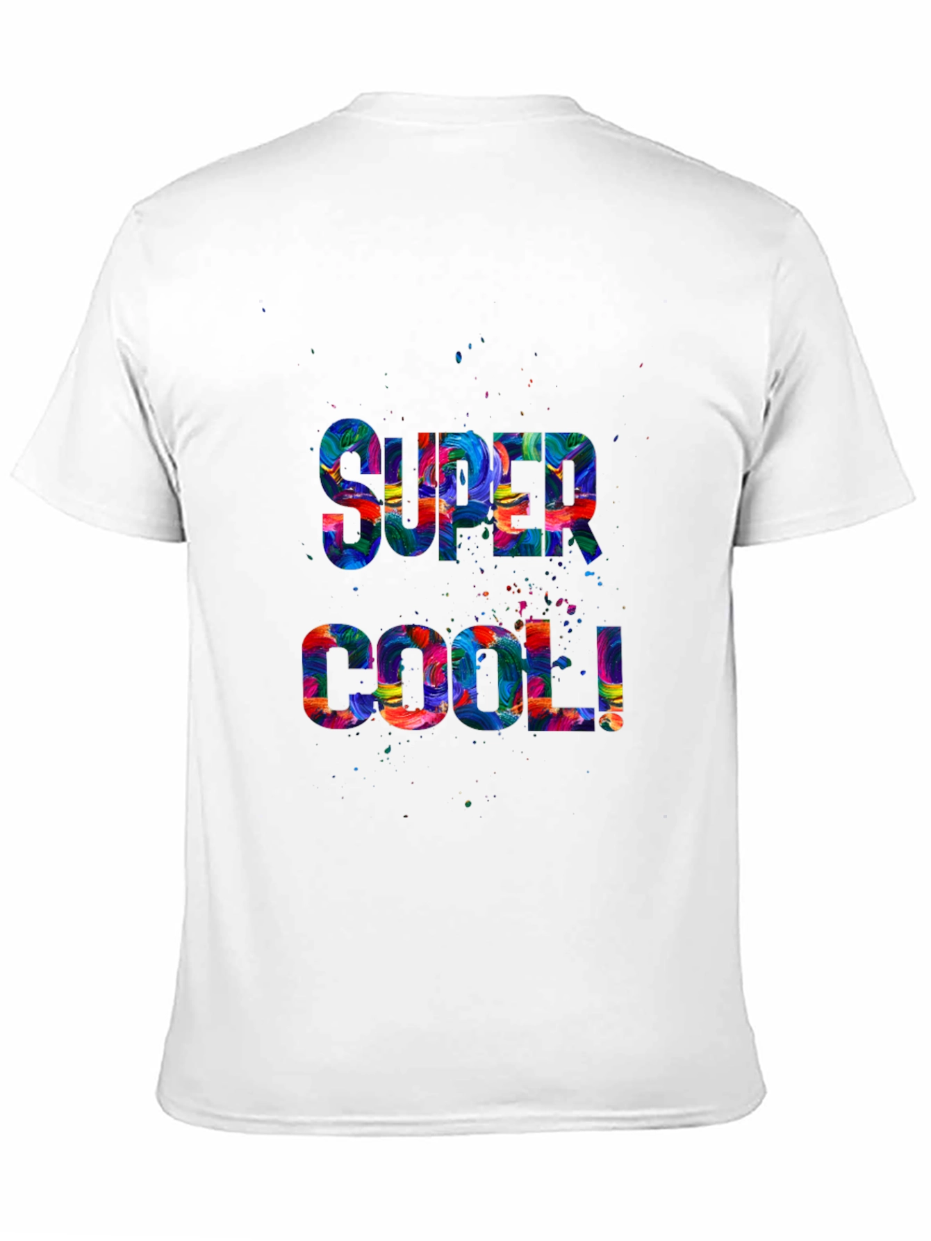 Super Cool Graphic Print Black T-Shirt