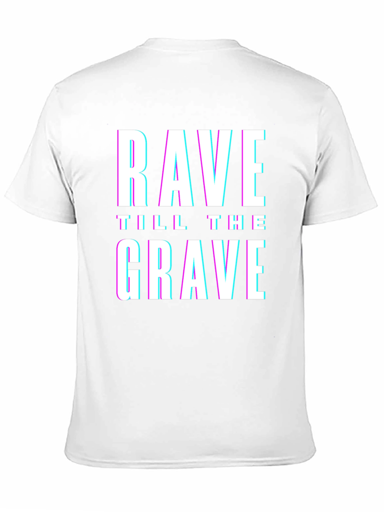 Rave Till The Grave Graphic T-Shirt