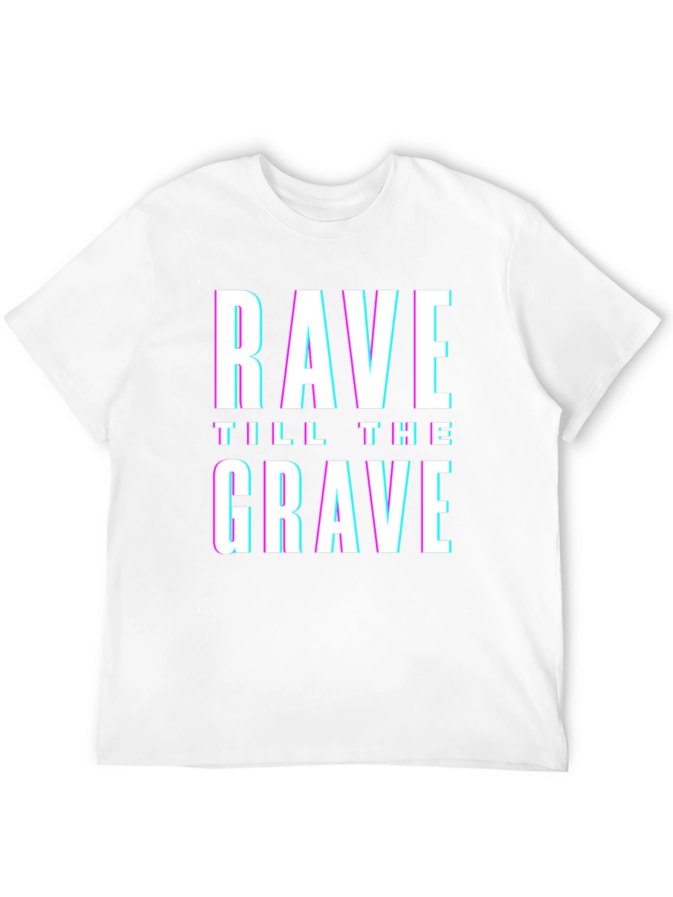 Rave Till The Grave Graphic T-Shirt
