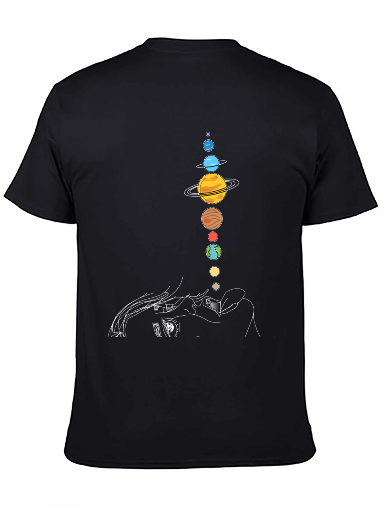 Planetary Alignment Graphic Tee - Unique Design