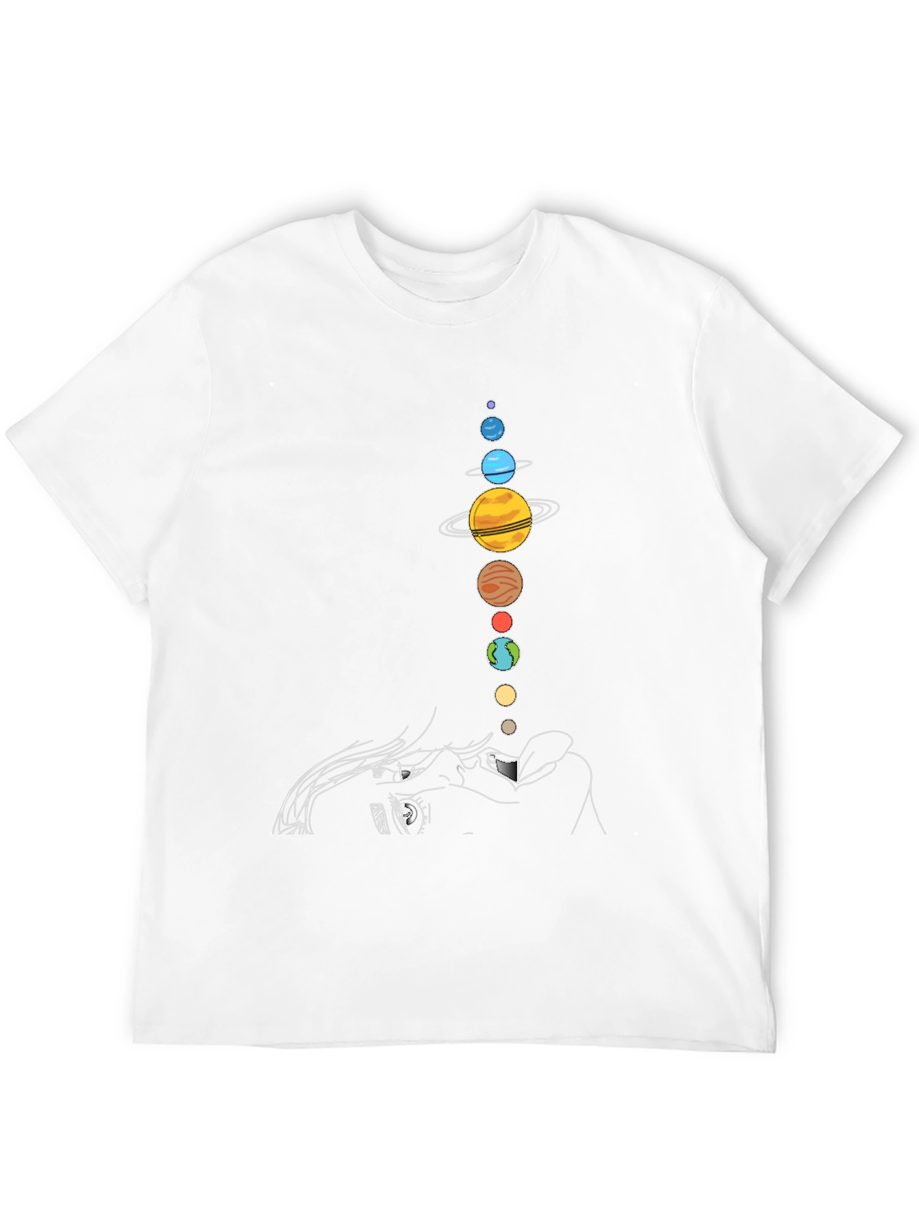 Planetary Alignment Graphic Tee - Unique Design