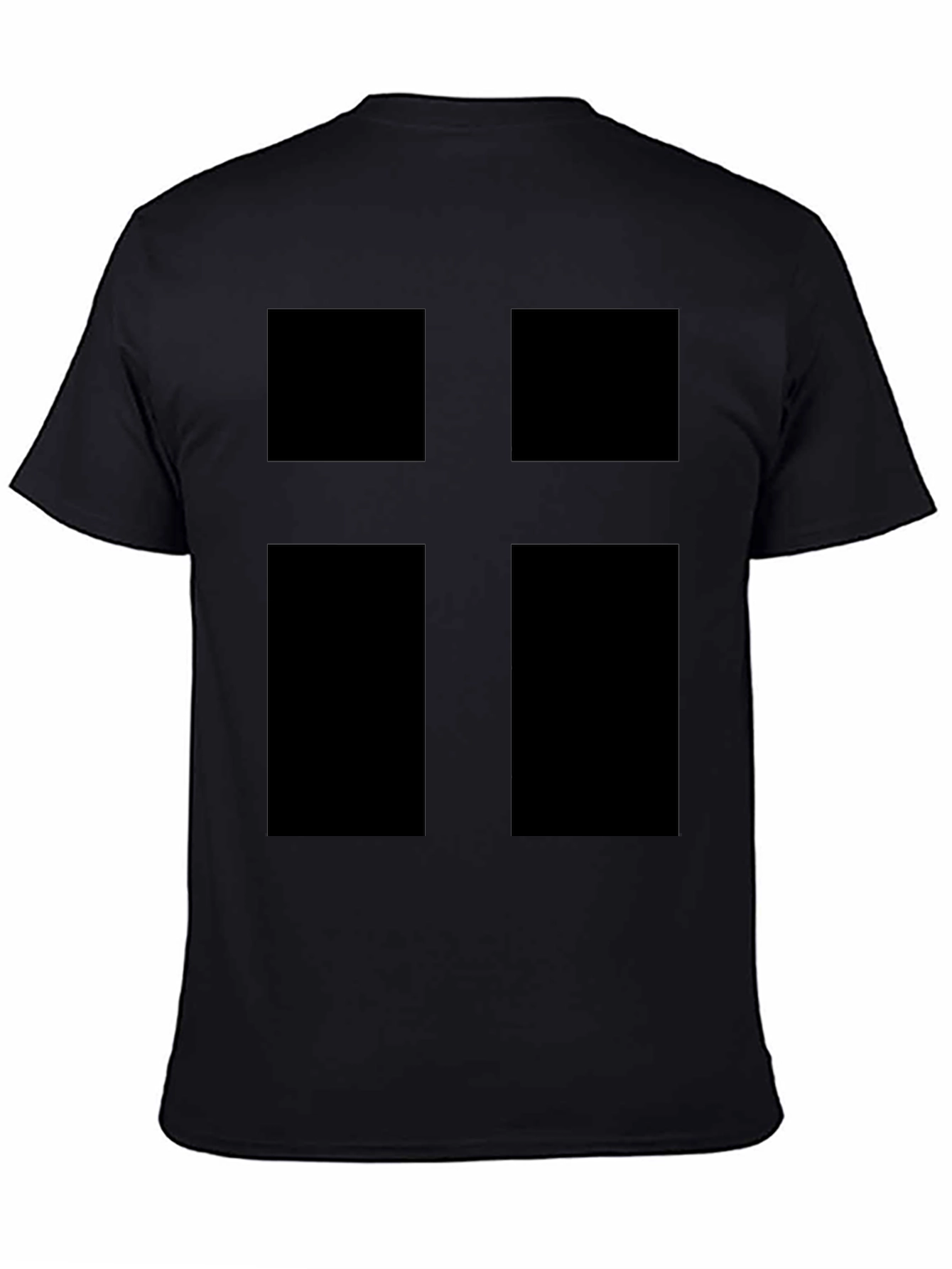 Modern Cross Graphic Tee - Black