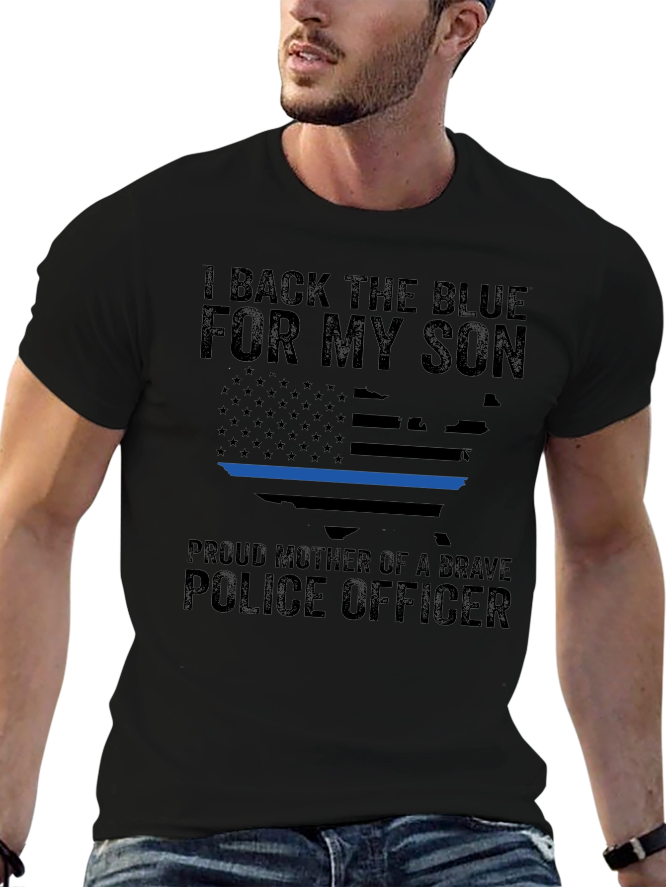 I Back The Blue For My Son T-Shirt