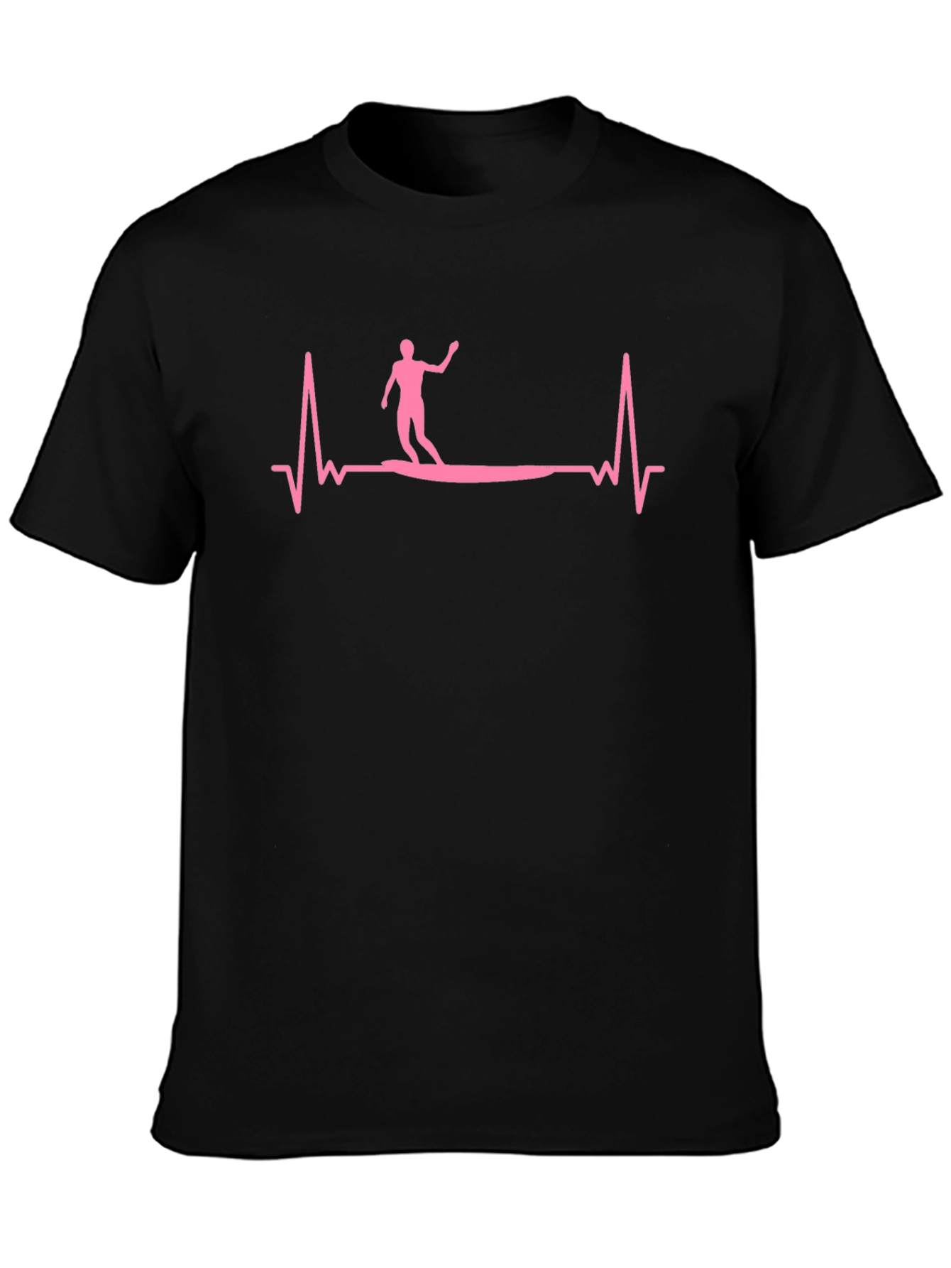 Surfing Heartbeat Graphic Tee